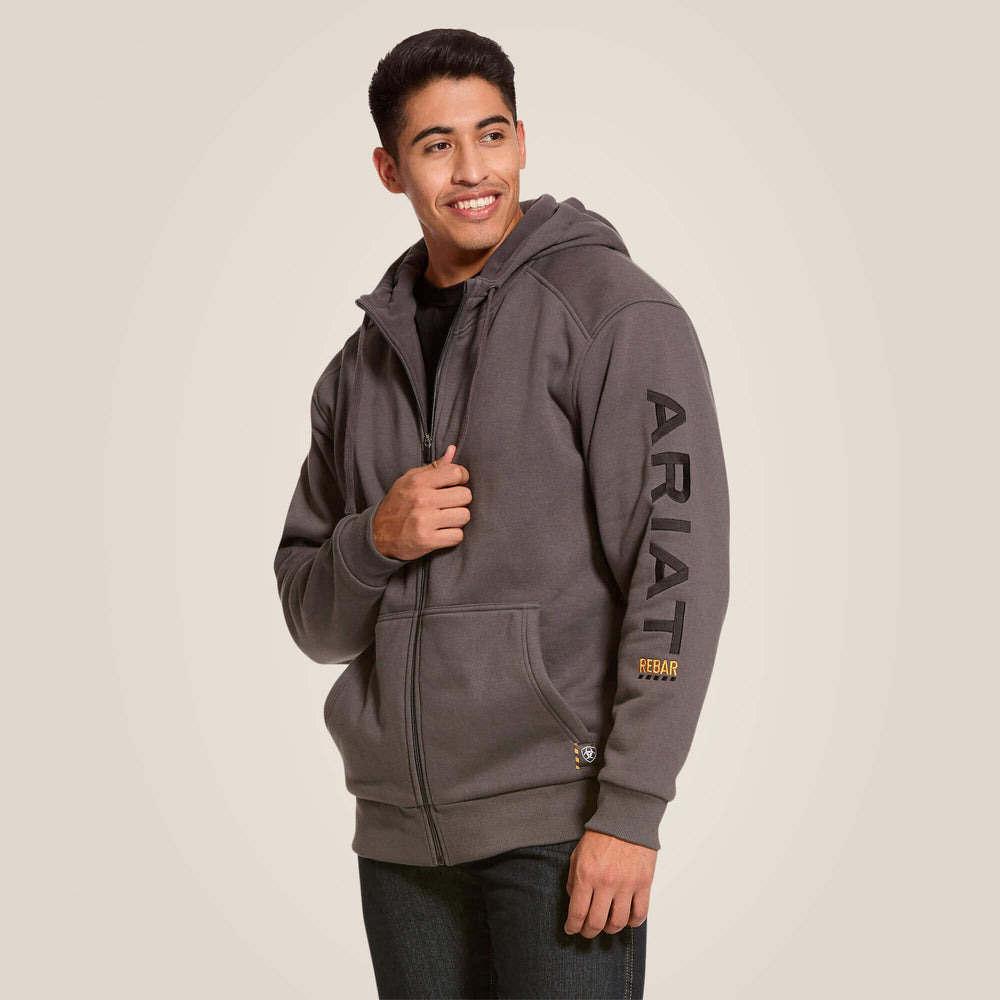 Men Rebar All-Weather Full Zip Hoodie | Ariat for sale
