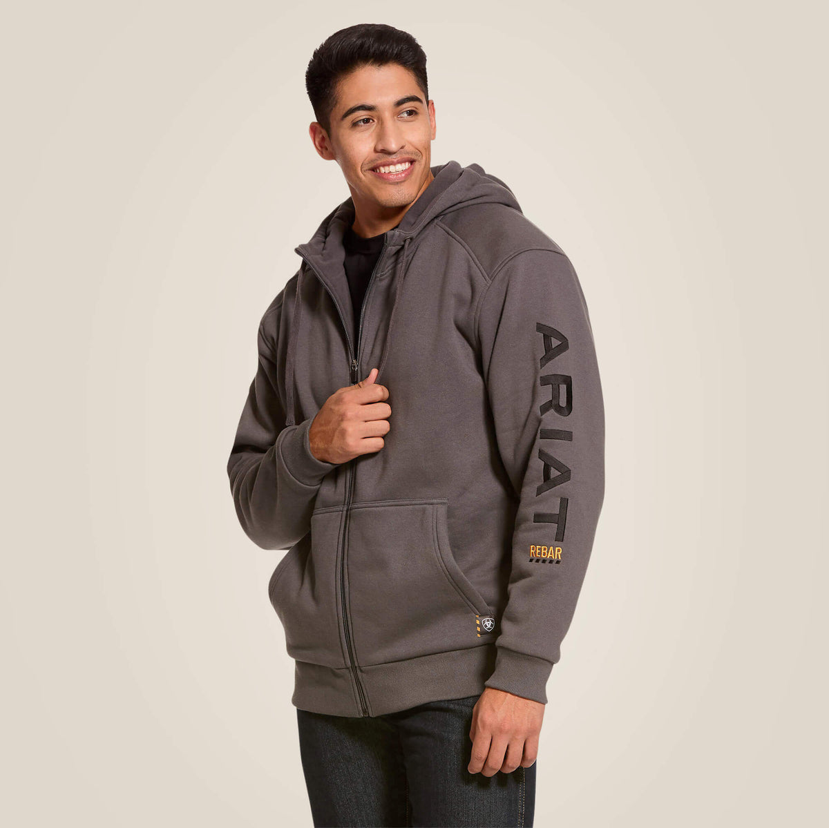 Men Rebar All-Weather Full Zip Hoodie | Ariat for sale