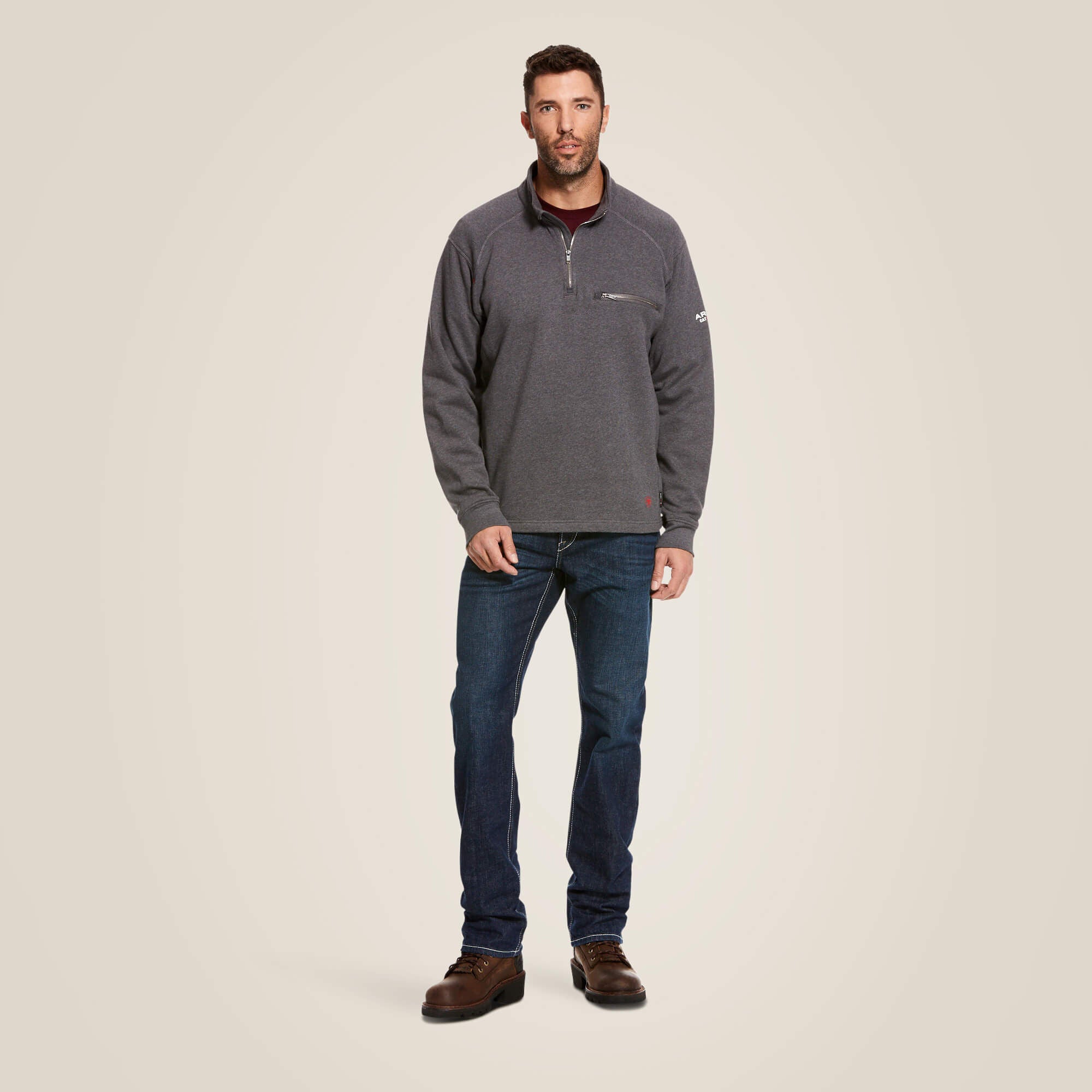 Men FR Rev 1/4 Zip Top | Ariat Discount