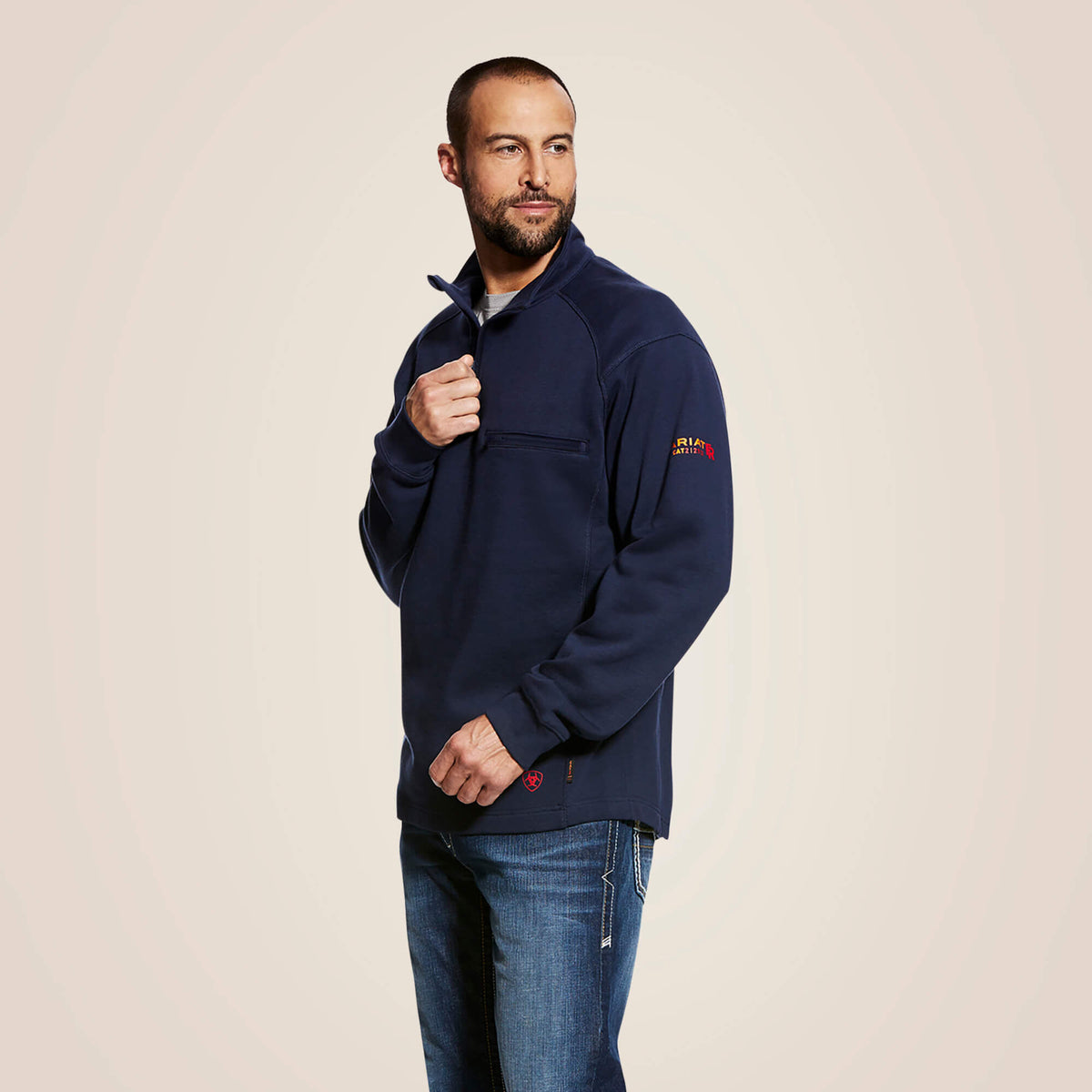 Men FR Rev 1/4 Zip Top | Ariat Online