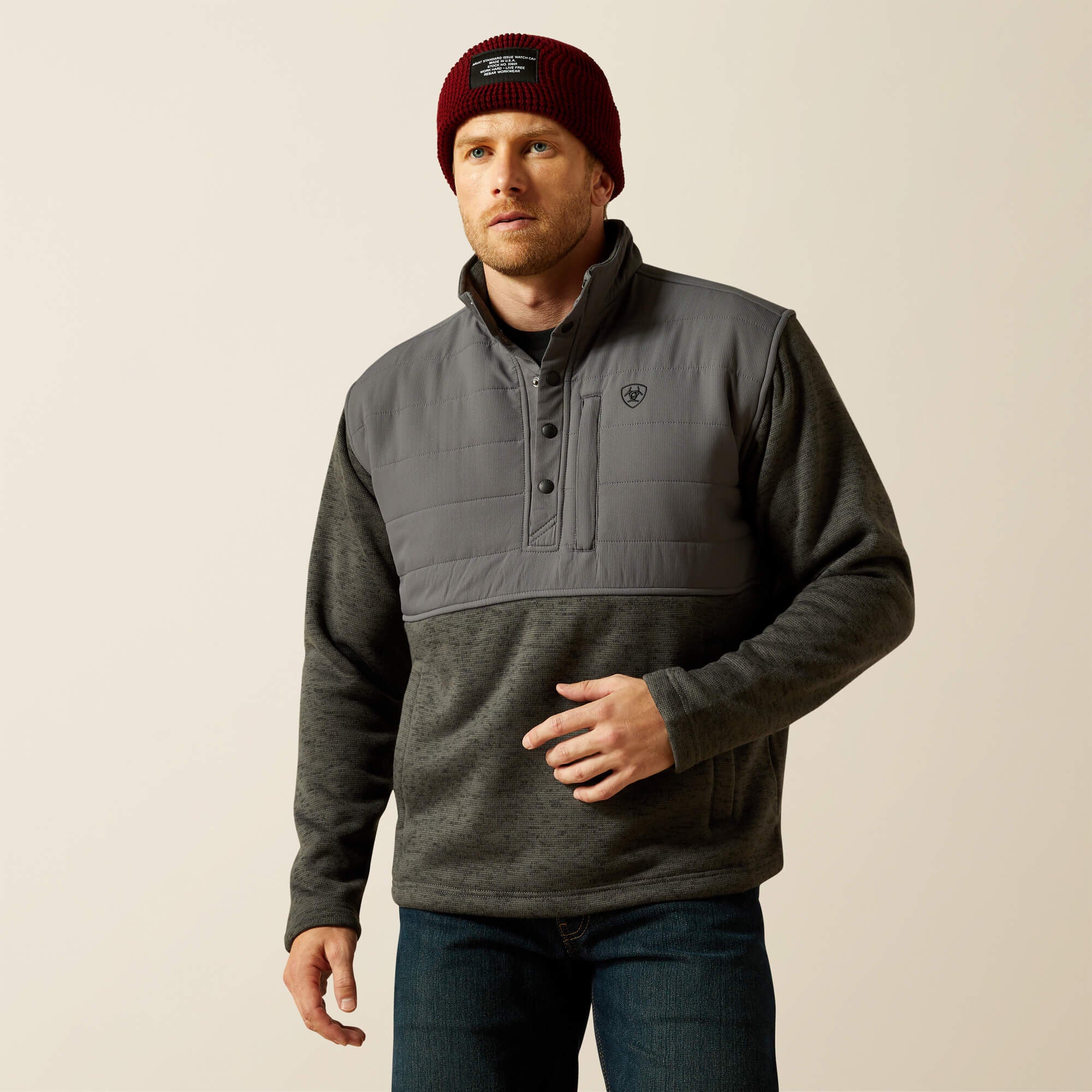 Men Caldwell Reinforced Snap Sweater | Ariat Outlet