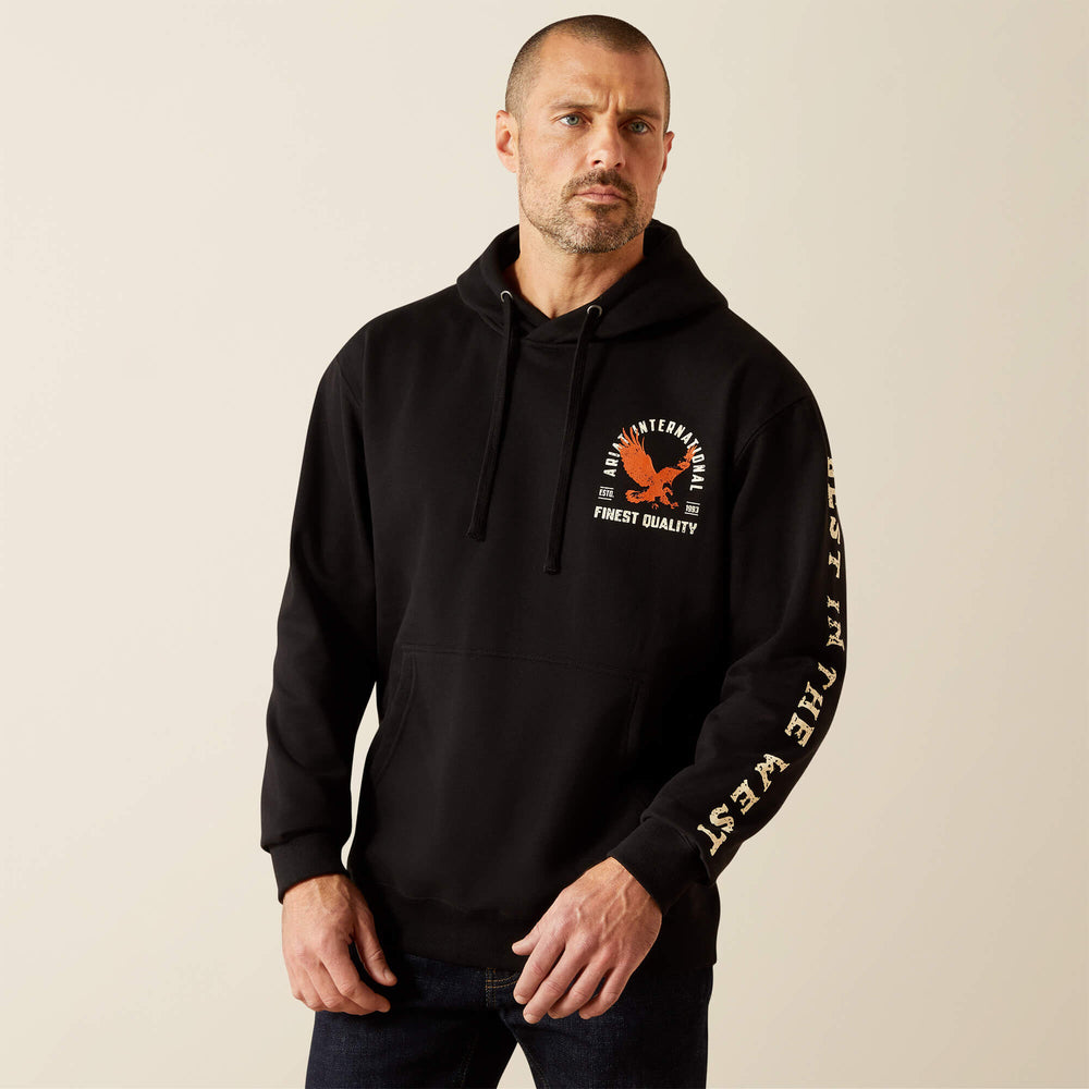 Men Ariat Eagle Large Hoodie | Ariat on sale