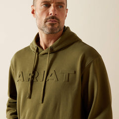 Men Ariat Embossed Logo Hoodie | Ariat for sale