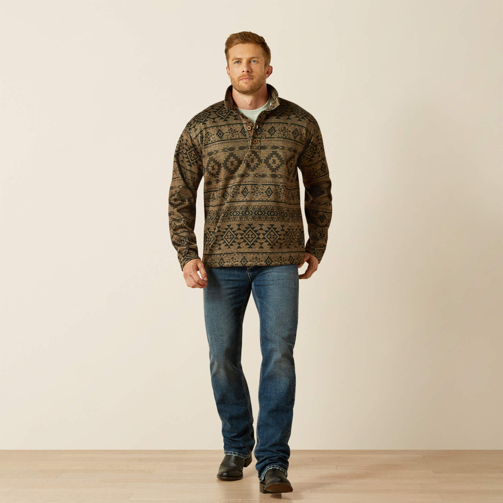 Men Caldwell 1/4 Button Sweater | Ariat near me