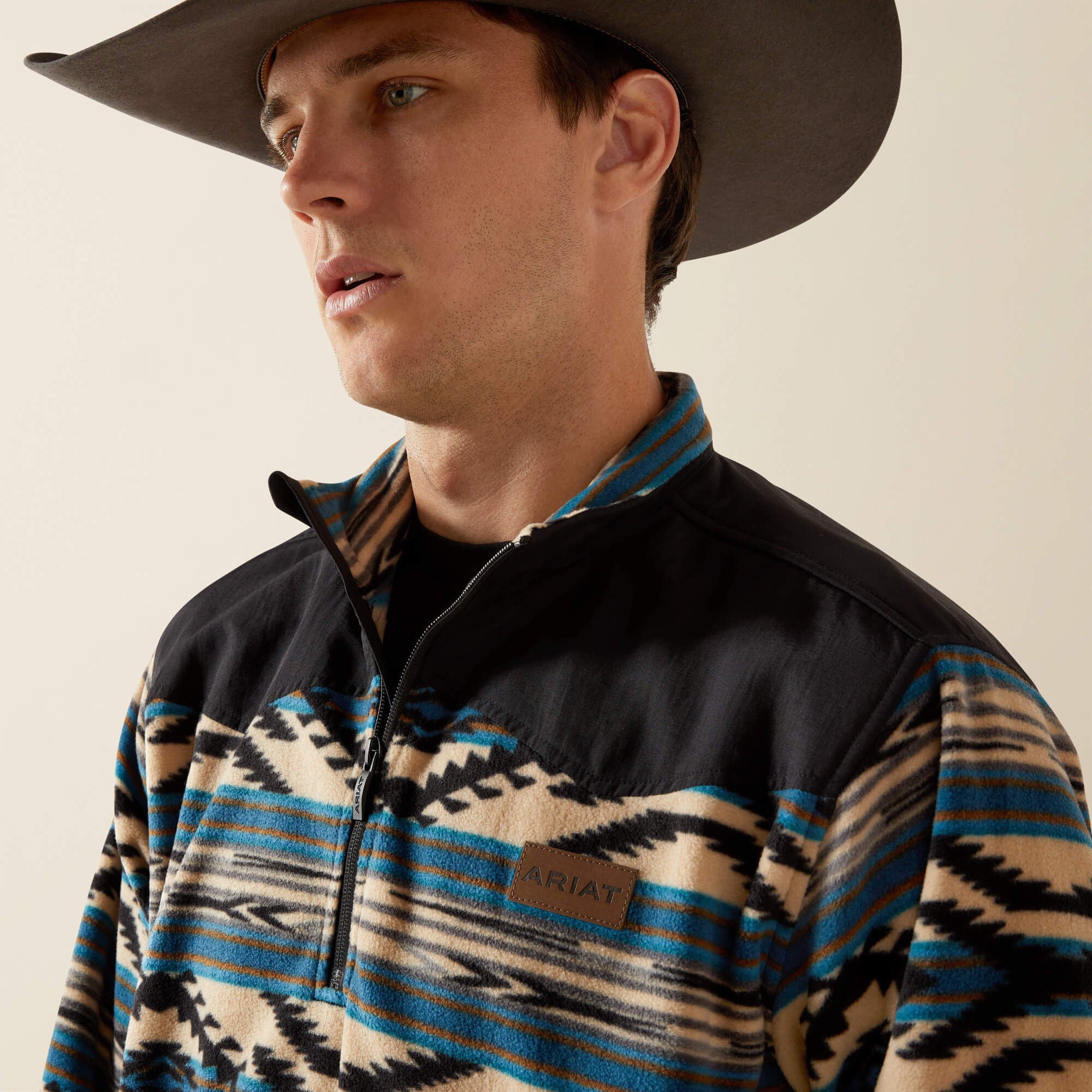 Men Basis Fleece Sweater | Ariat for sale