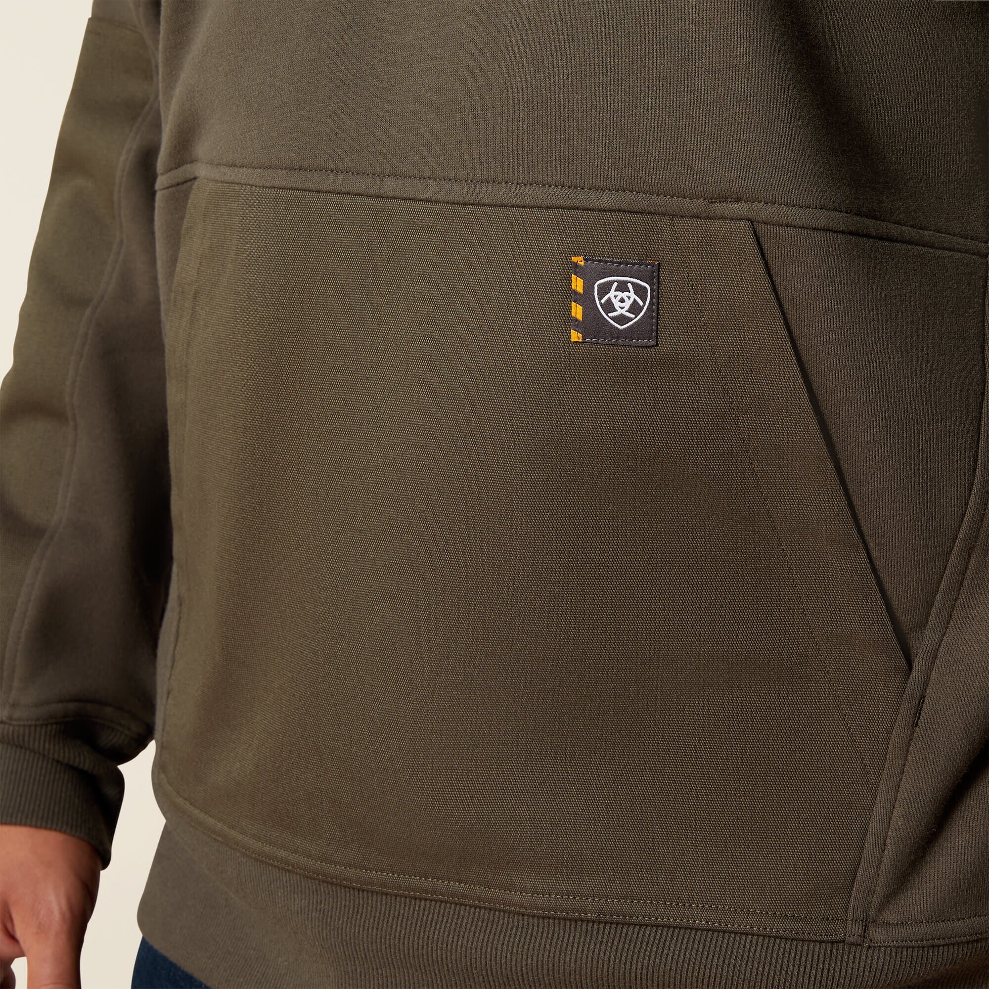 Men Rebar Workman Duracanvas 1/4 Zip Sweatshirt | Ariat us