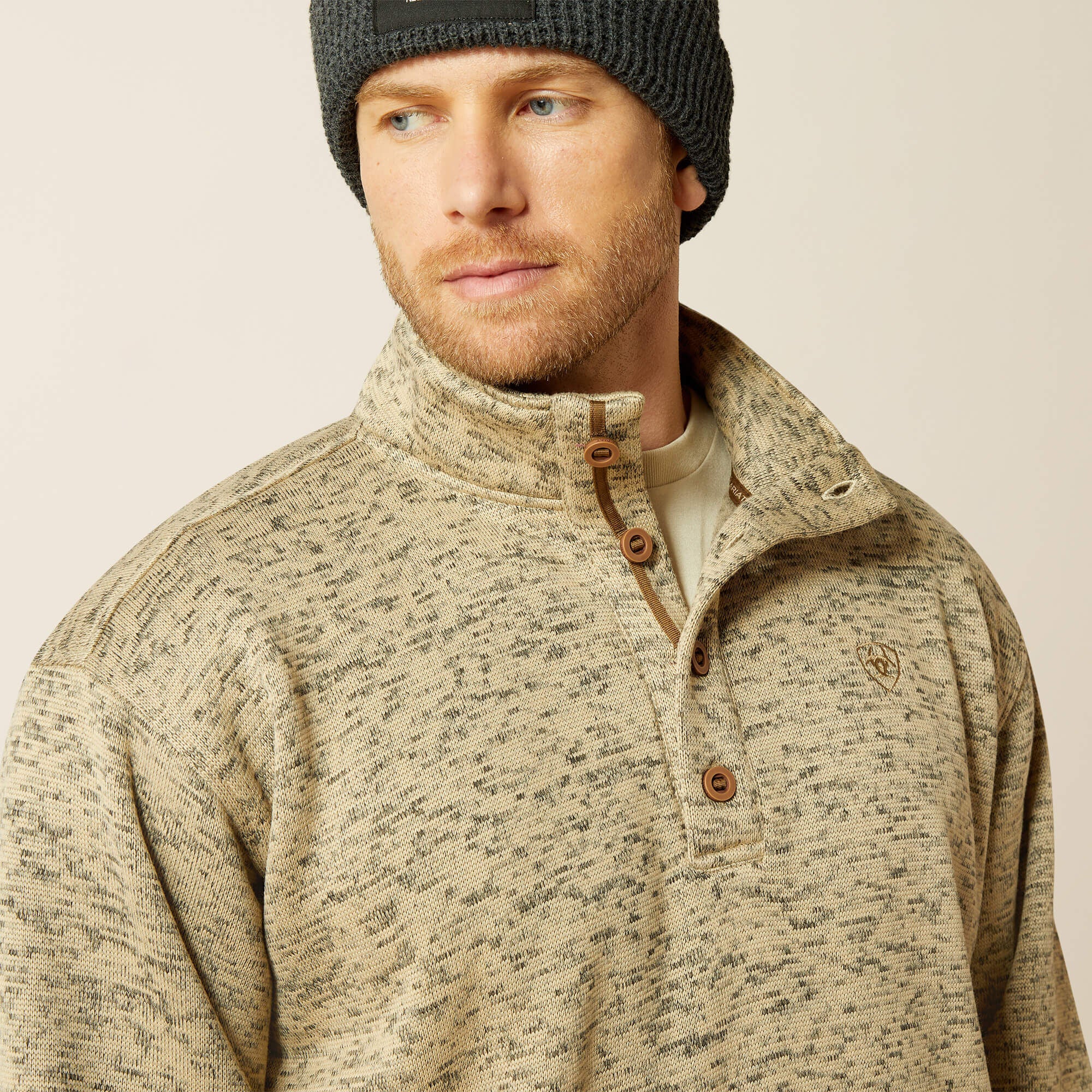 Men Caldwell 1/4 Button Sweater | Ariat Online