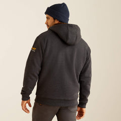 Men Rebar All-Weather Sherpa-Lined Full Zip Hoodie | Ariat on sale
