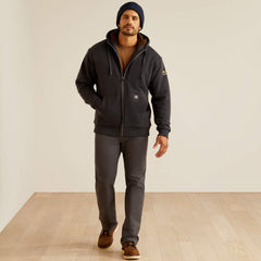 Men Rebar All-Weather Sherpa-Lined Full Zip Hoodie | Ariat on sale