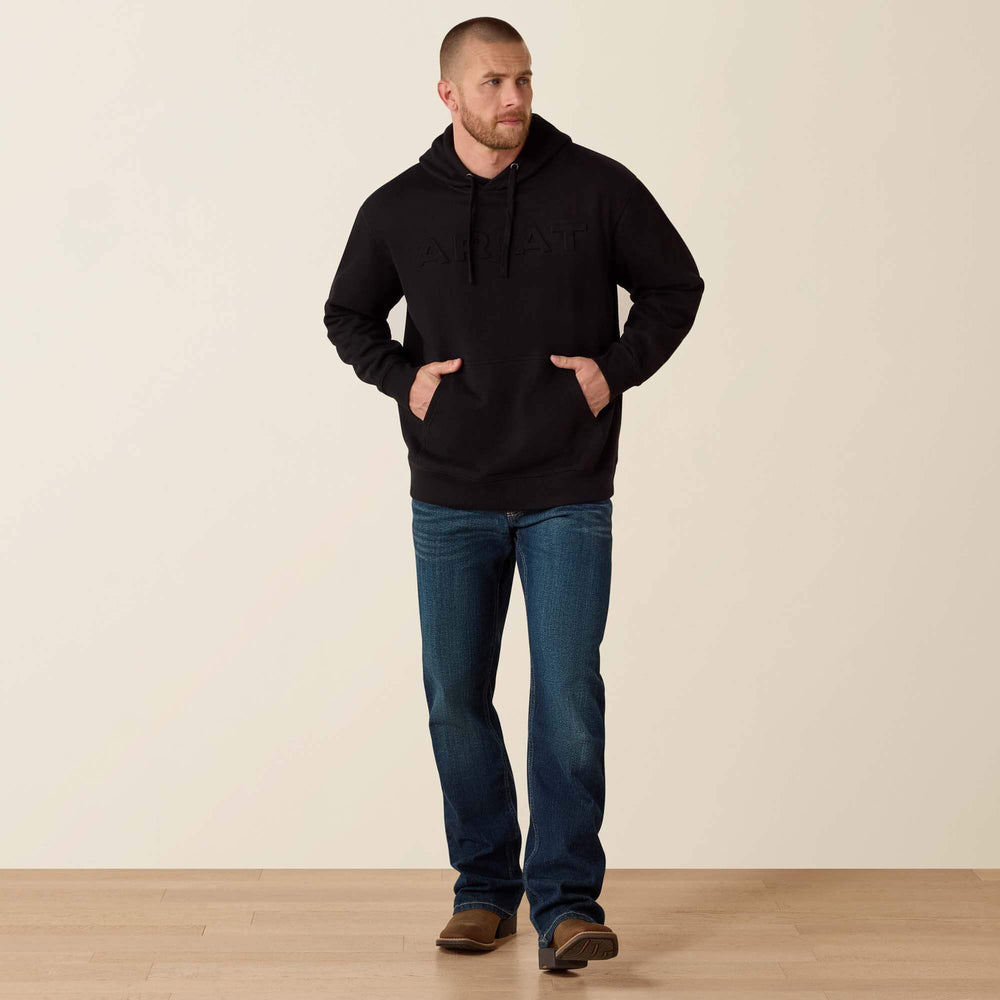 Men Ariat Embossed Logo Hoodie | Ariat us