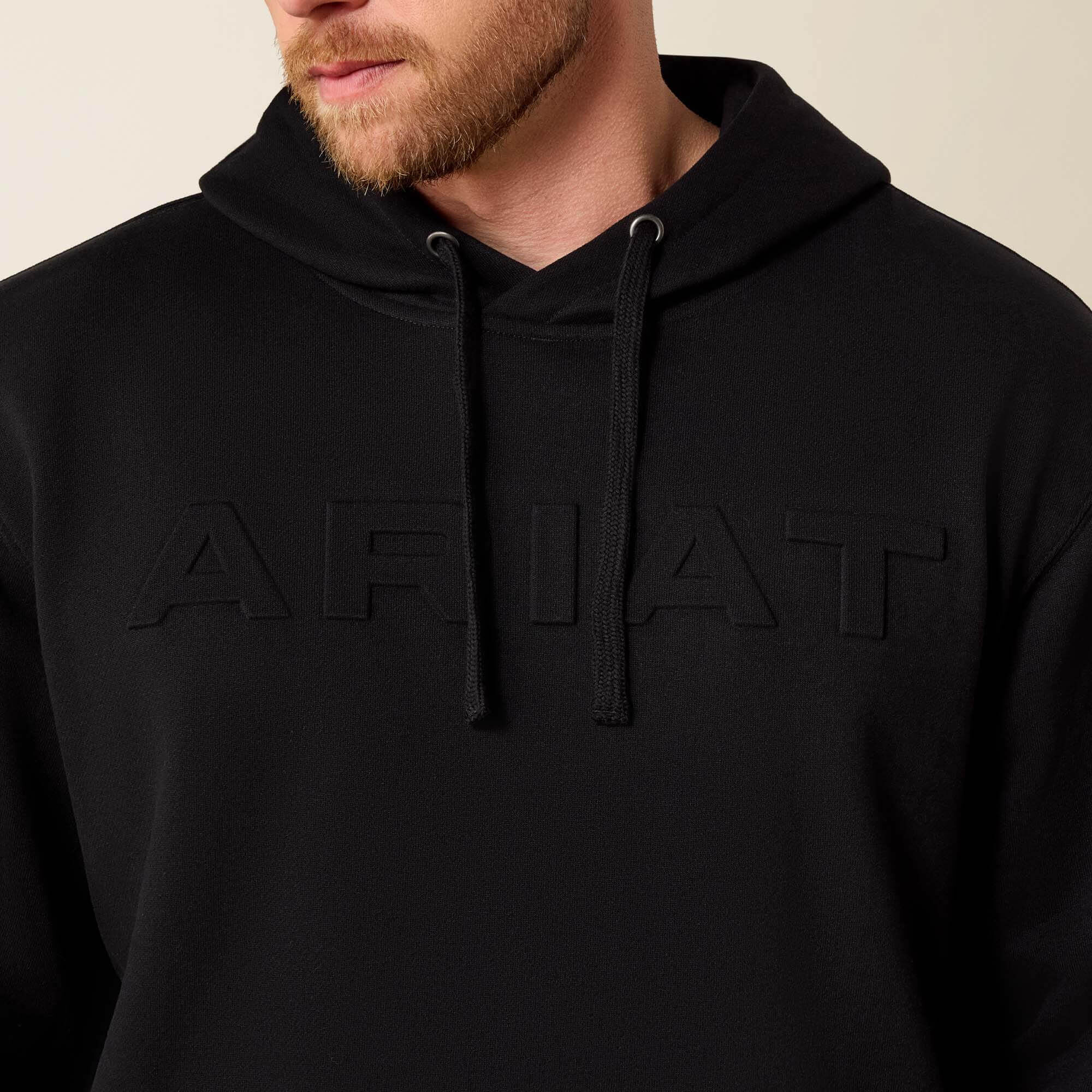 Men Ariat Embossed Logo Hoodie | Ariat us
