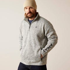 Men Caldwell Logo 1/4 Zip Sweater | Ariat Online