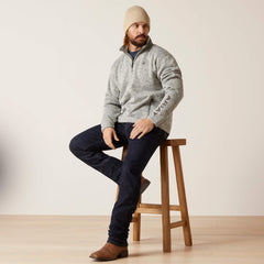 Men Caldwell Logo 1/4 Zip Sweater | Ariat Online