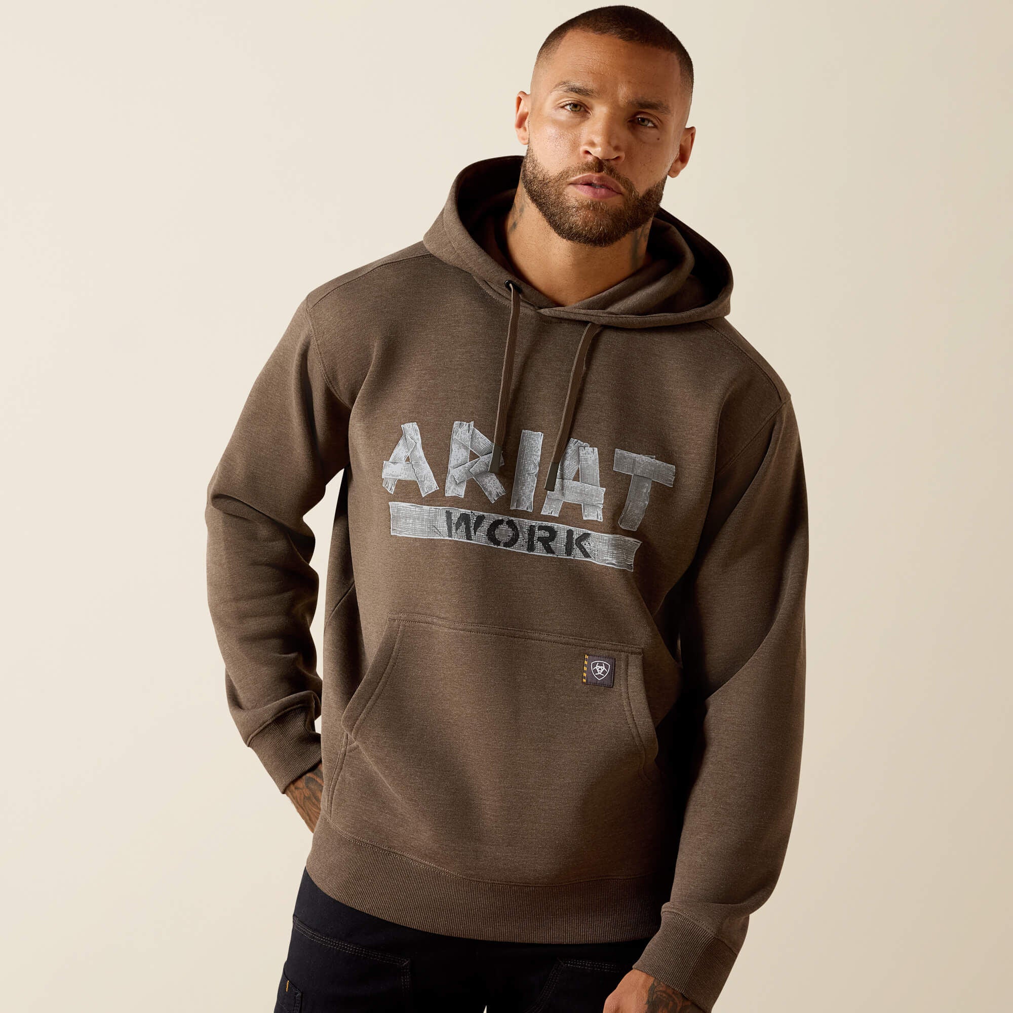 Men Rebar Lightweight Duct Logo Hoodie | Ariat Online
