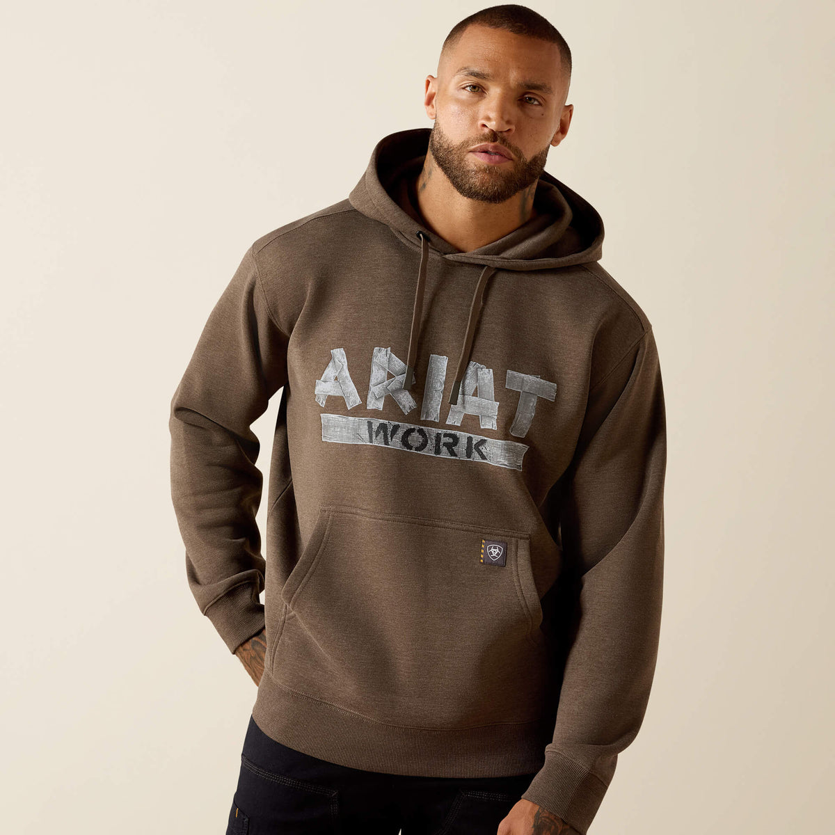 Men Rebar Lightweight Duct Logo Hoodie | Ariat Online