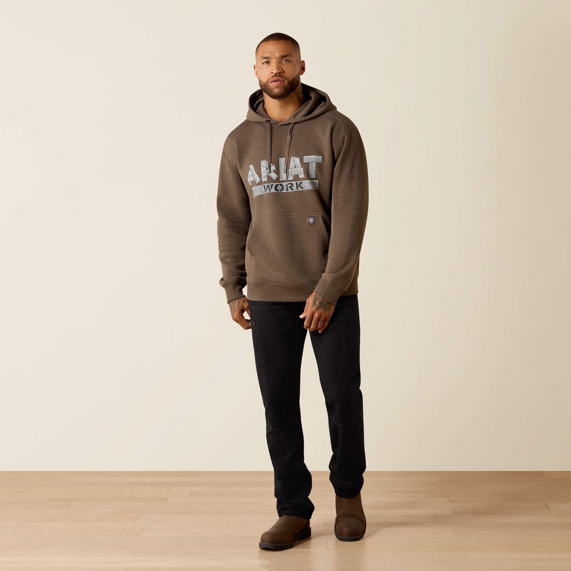 Men Rebar Lightweight Duct Logo Hoodie | Ariat Online