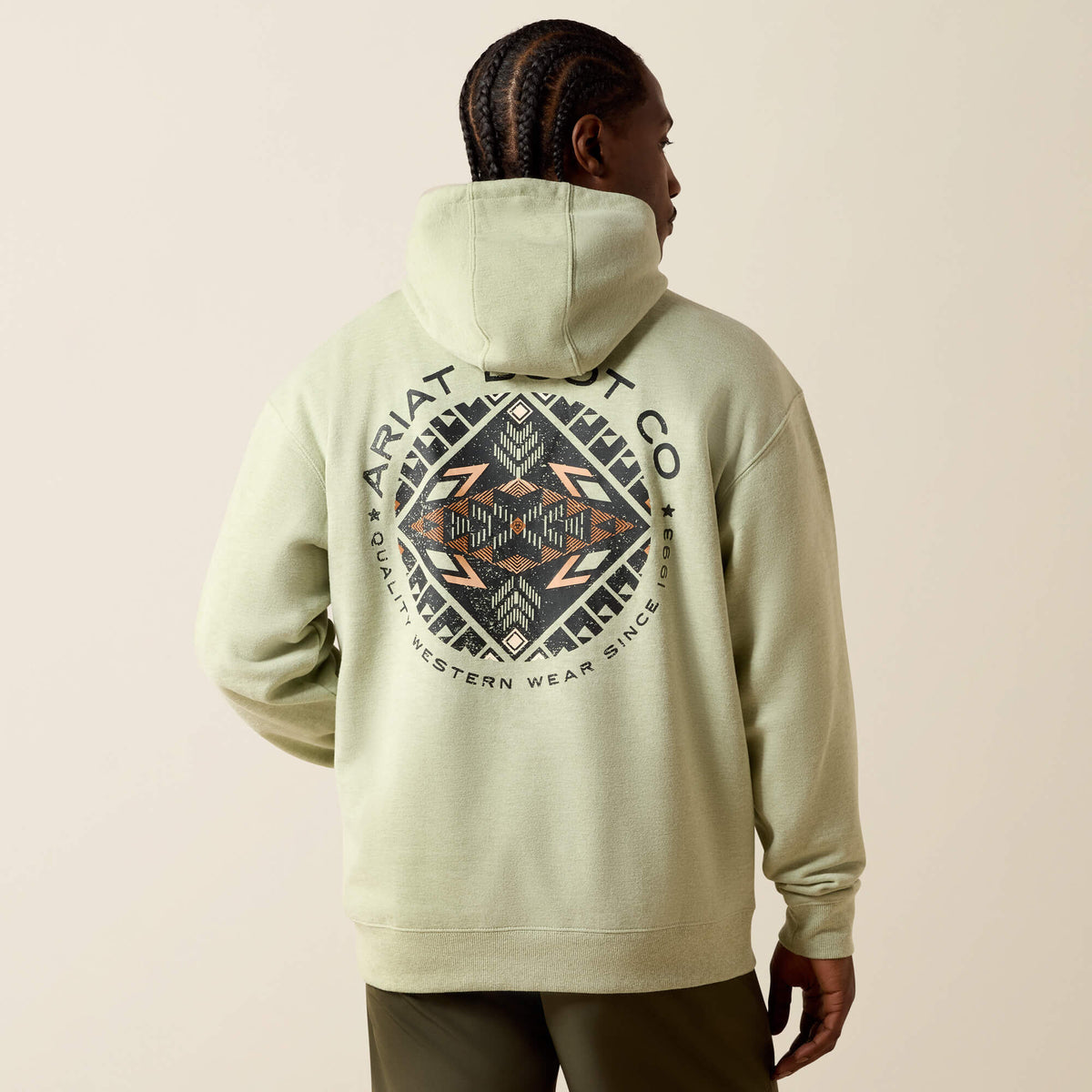 Men Ariat Southwest Sunset Fade Seal Hoodie | Ariat on sale