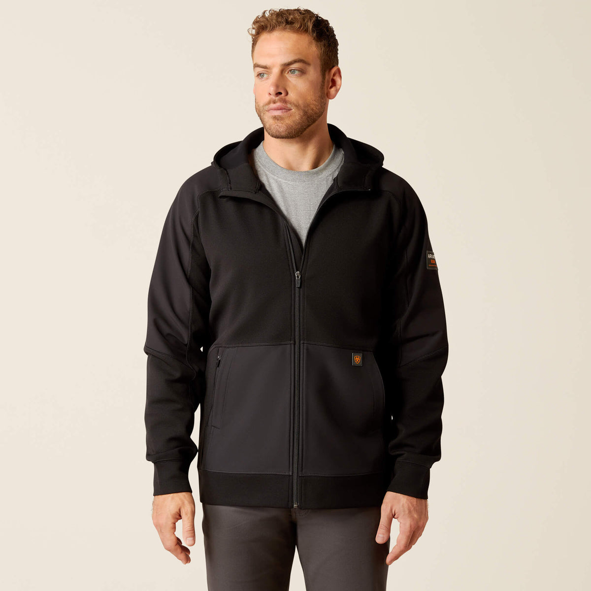 Men Rebar WorkTek Reinforced Full Zip Hoodie | Ariat us