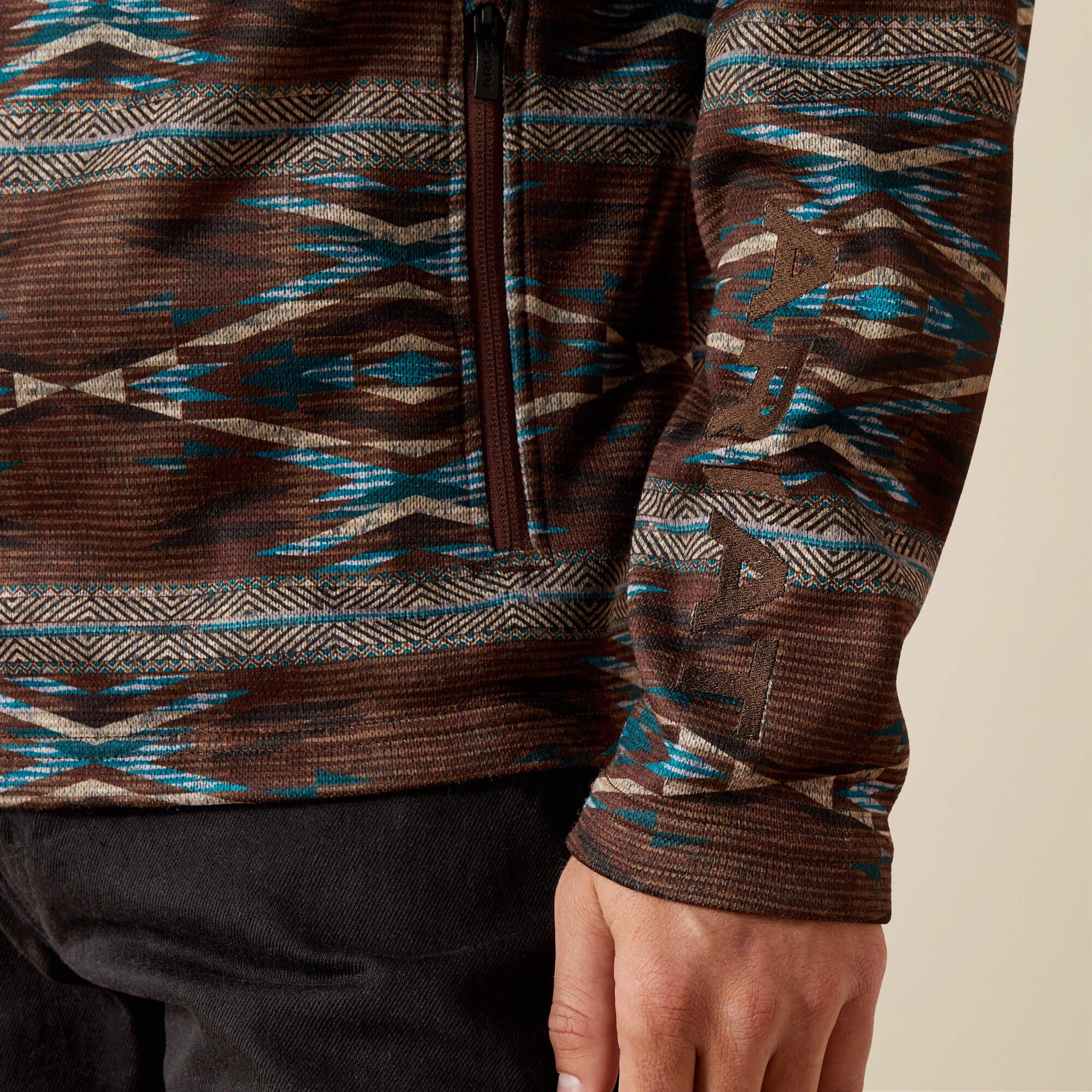 Men Caldwell Logo 1/4 Zip Sweater | Ariat Outlet