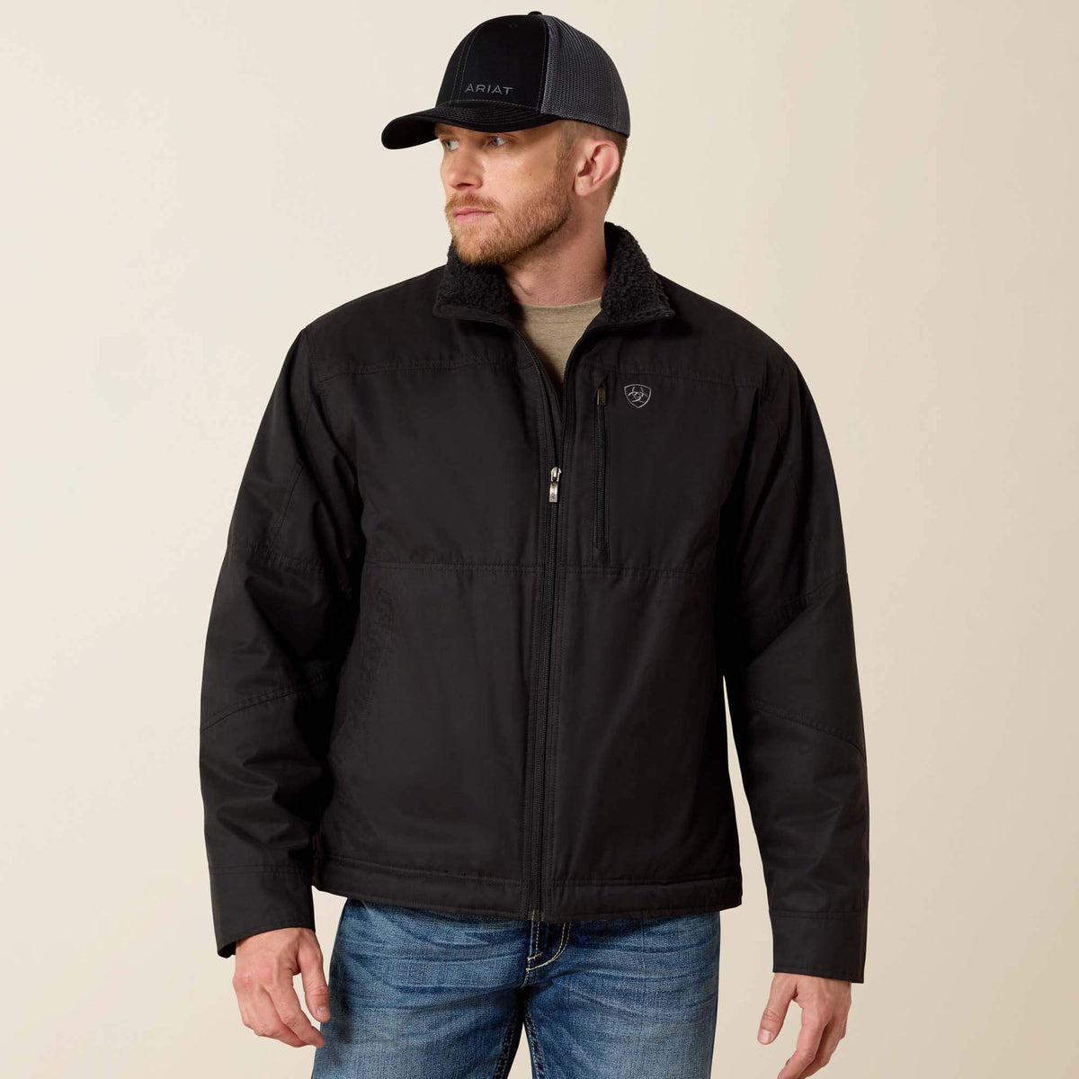 Men Grizzly Canvas Jacket | Ariat for sale