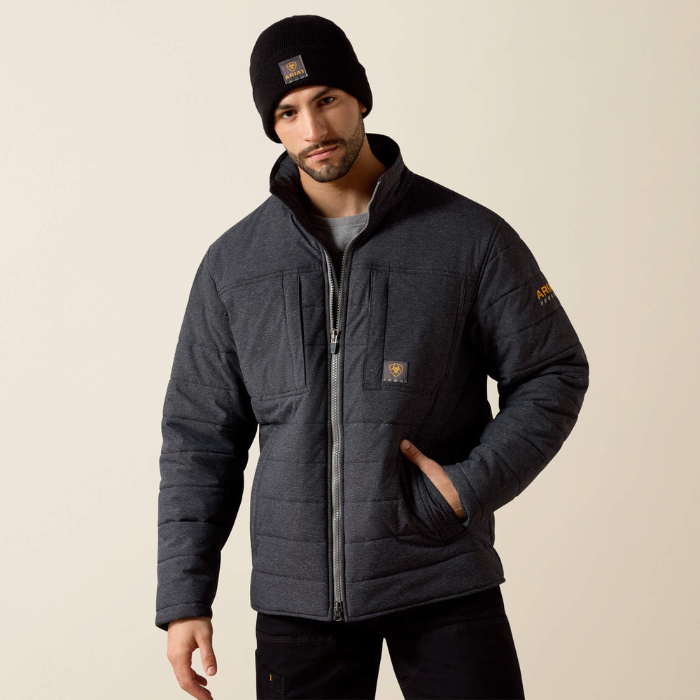 Men Rebar Valiant Stretch Canvas Water Resistant Insulated Jacket | Ariat near me