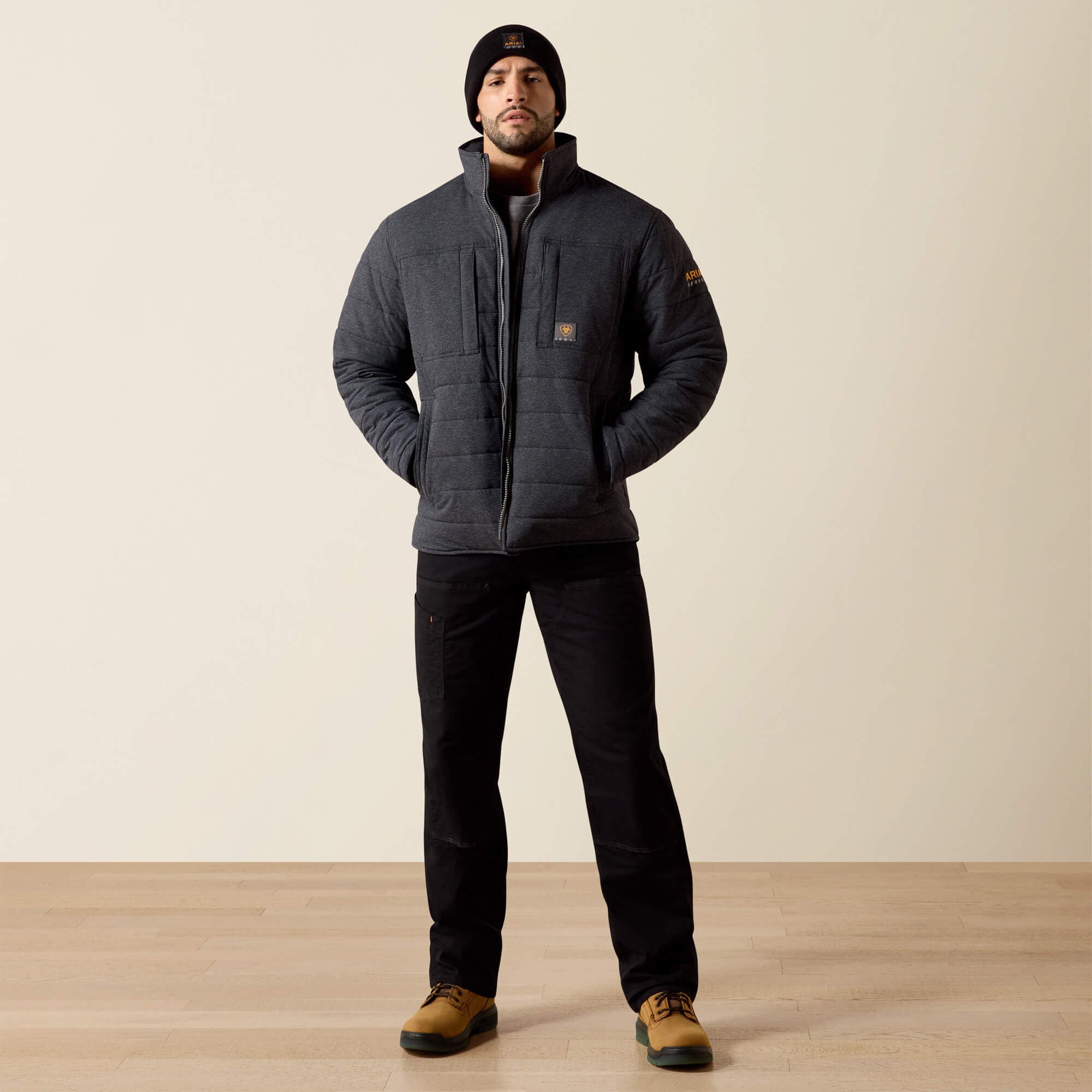 Men Rebar Valiant Stretch Canvas Water Resistant Insulated Jacket | Ariat near me