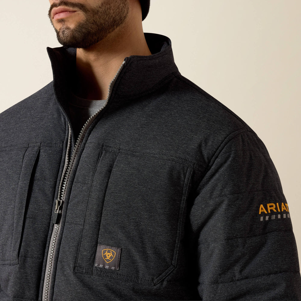 Men Rebar Valiant Stretch Canvas Water Resistant Insulated Jacket | Ariat near me