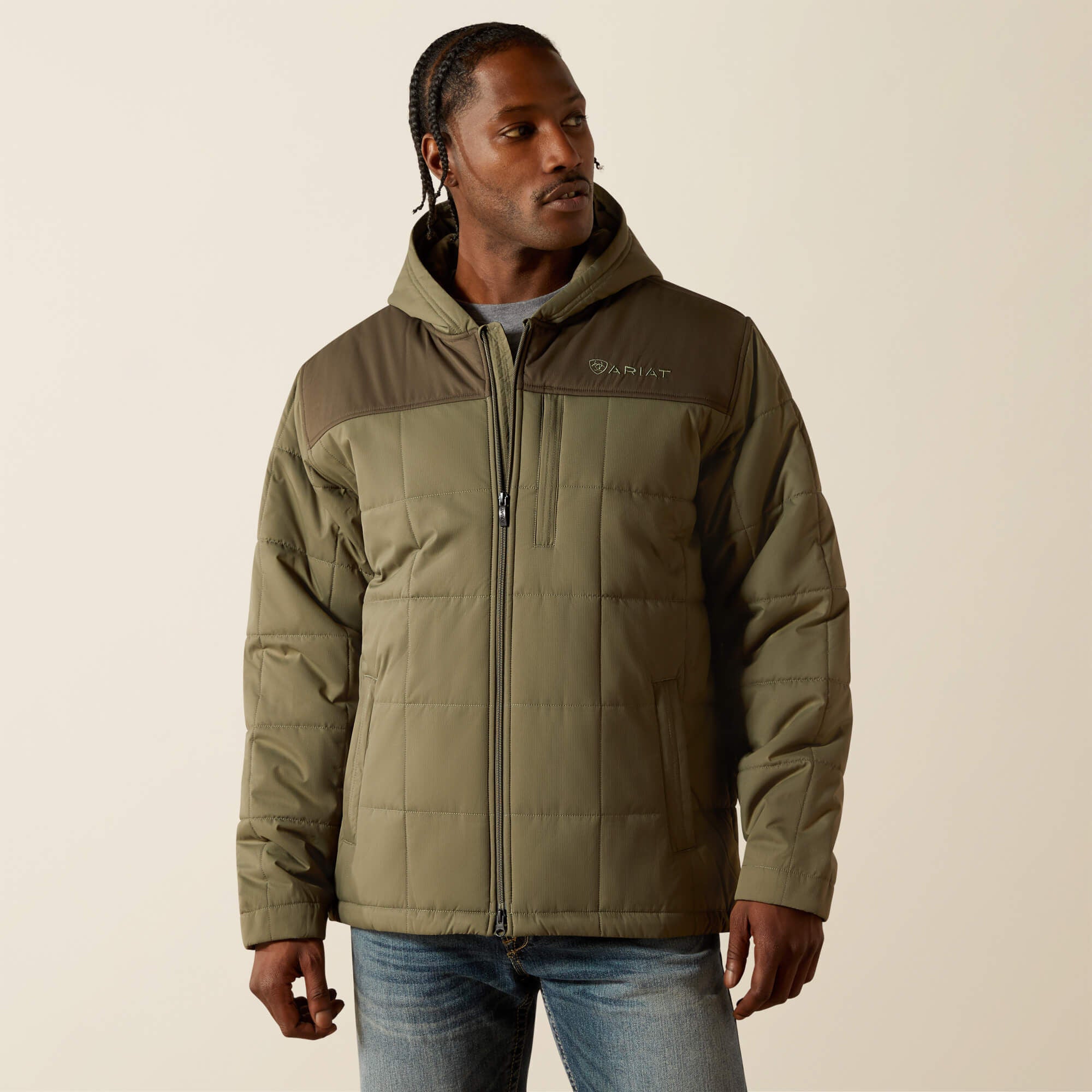 Men Crius Hooded Insulated Jacket | Ariat us
