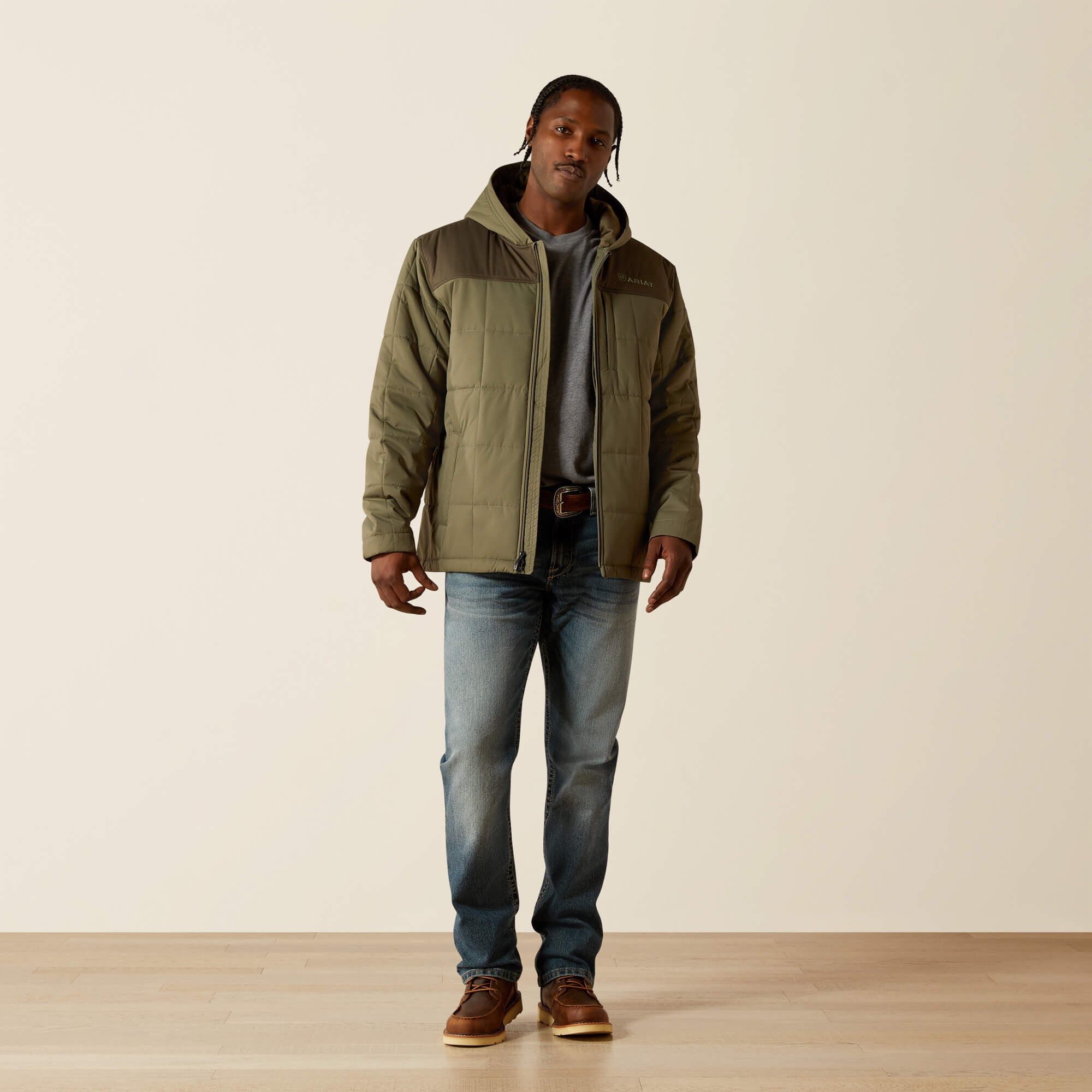Men Crius Hooded Insulated Jacket | Ariat us