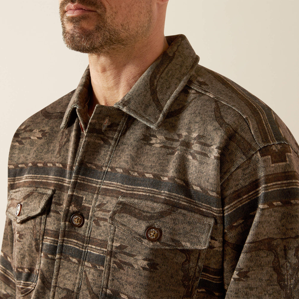 Men Caldwell Printed Shirt Jacket | Ariat