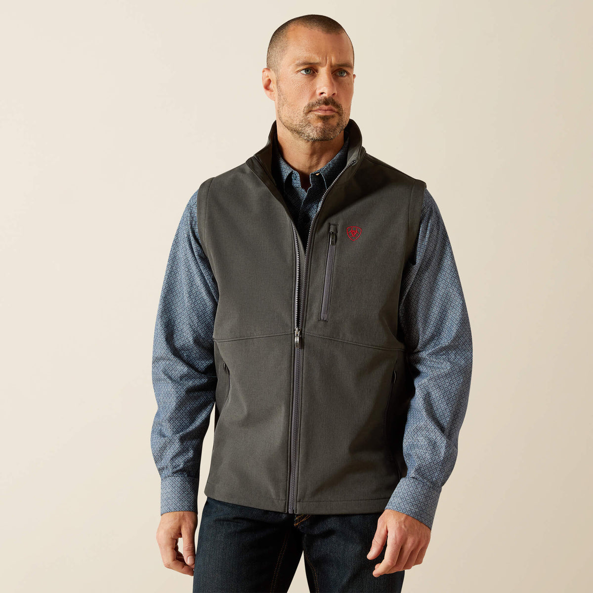 Men Logo Softshell Vest | Ariat Discount