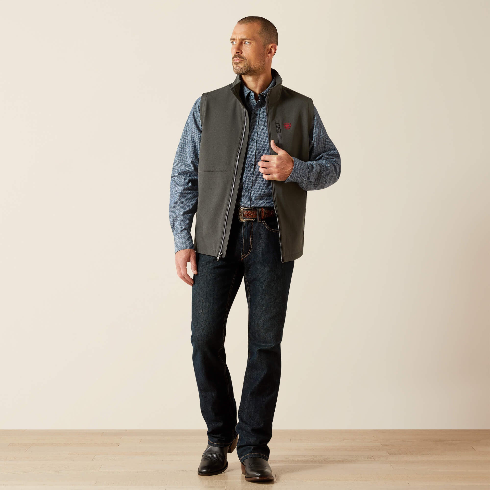Men Logo Softshell Vest | Ariat Discount