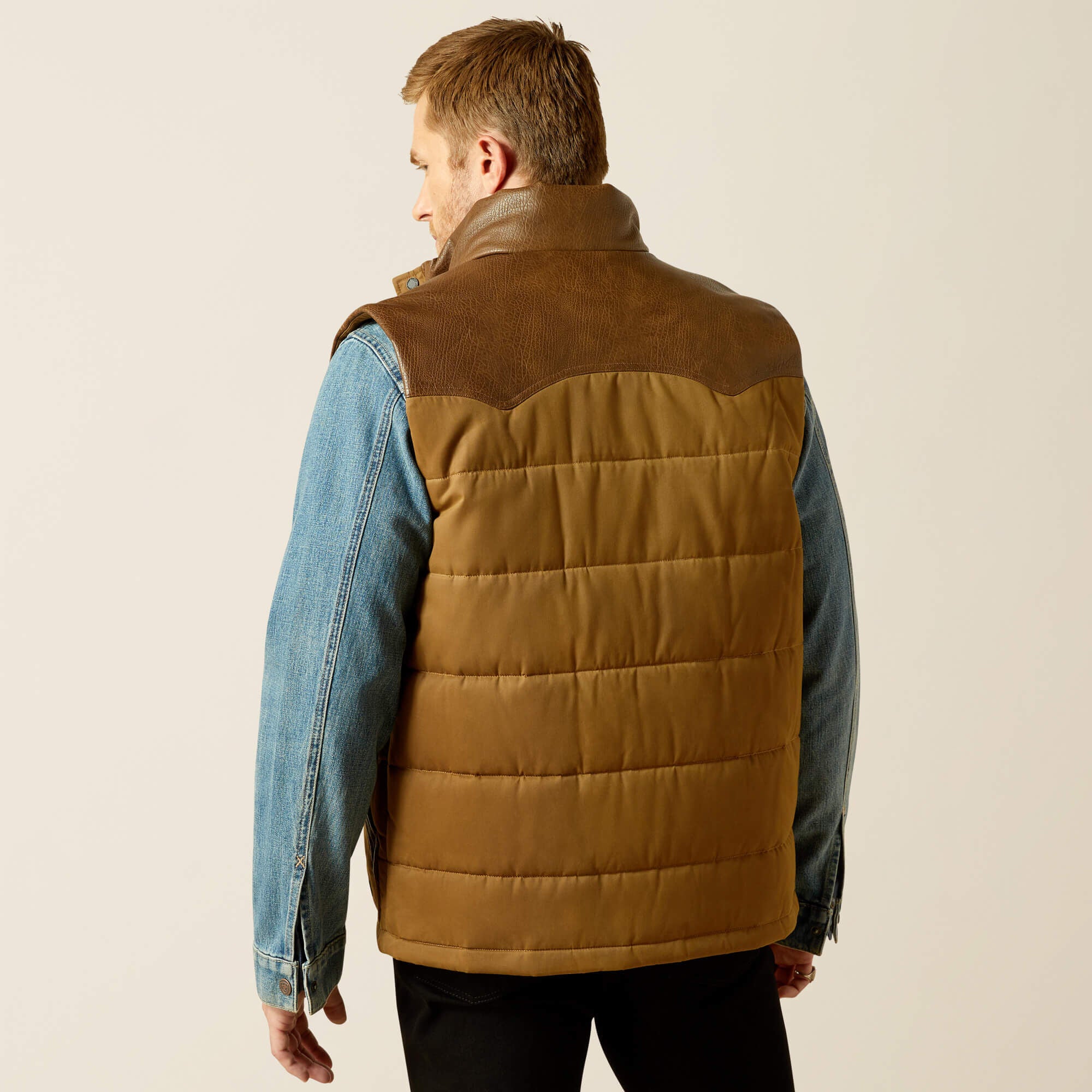 Men Western Quilted Vest | Ariat us