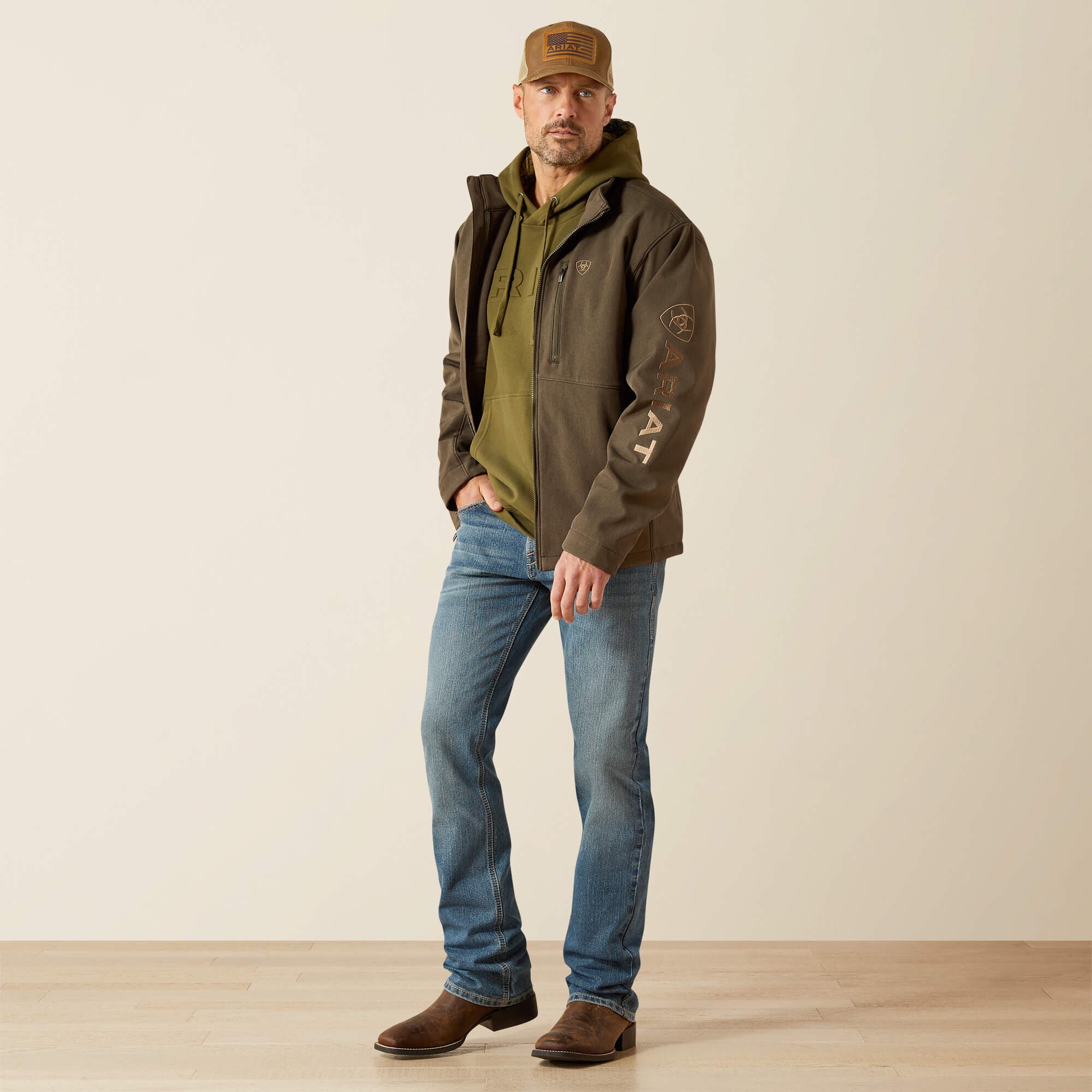 Men Logo Softshell Jacket | Ariat near me