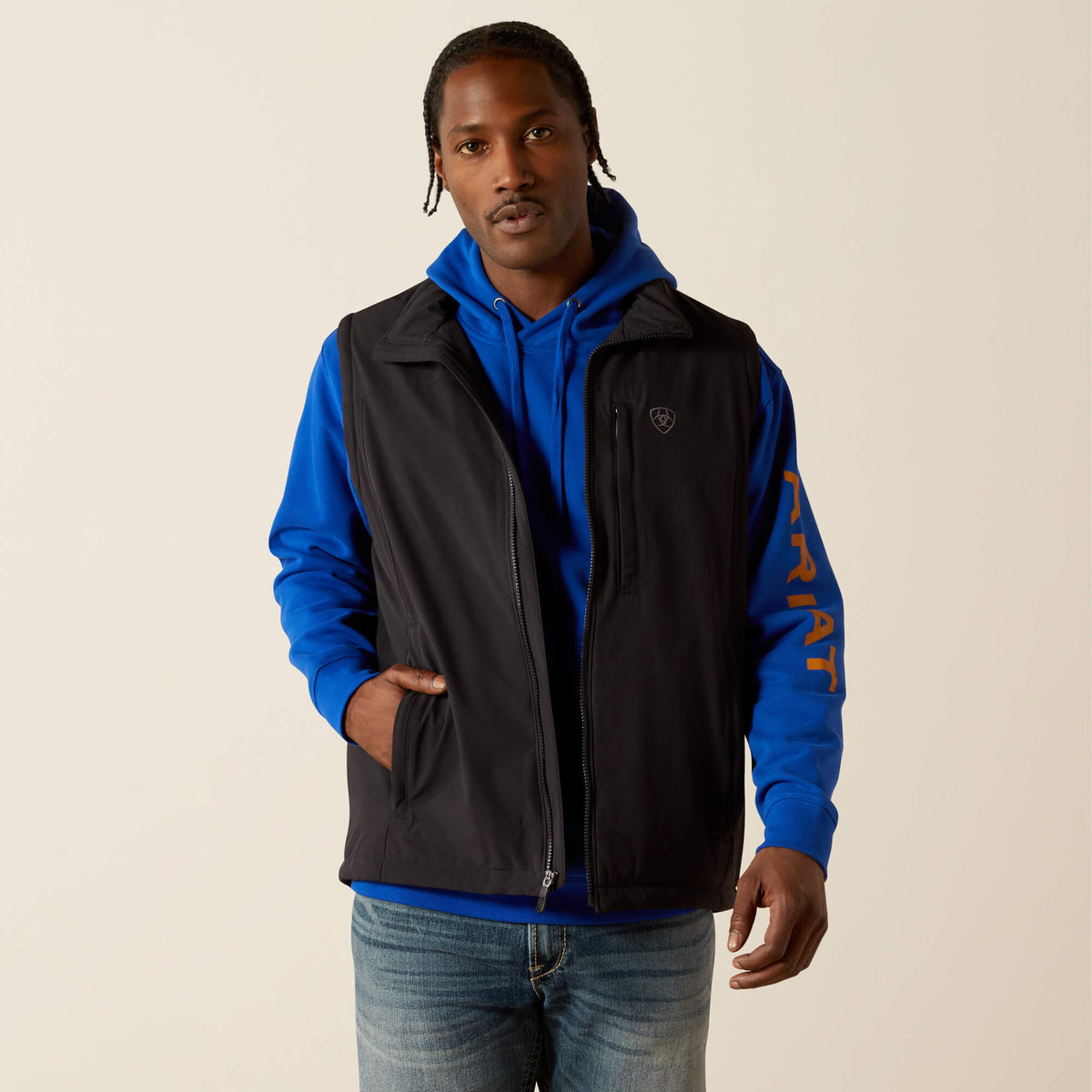 Men Pioneer Stretchshell Vest | Ariat for sale