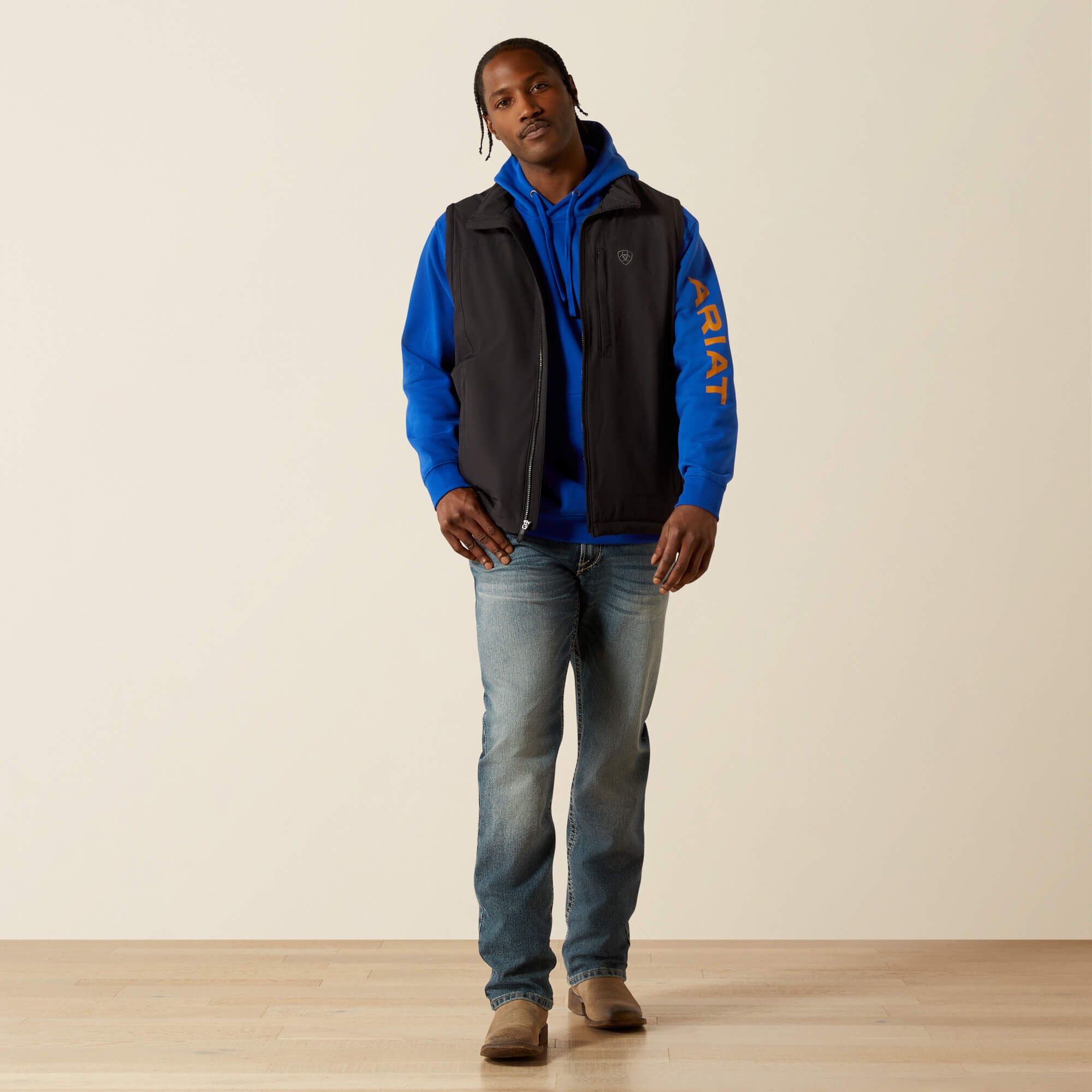 Men Pioneer Stretchshell Vest | Ariat for sale