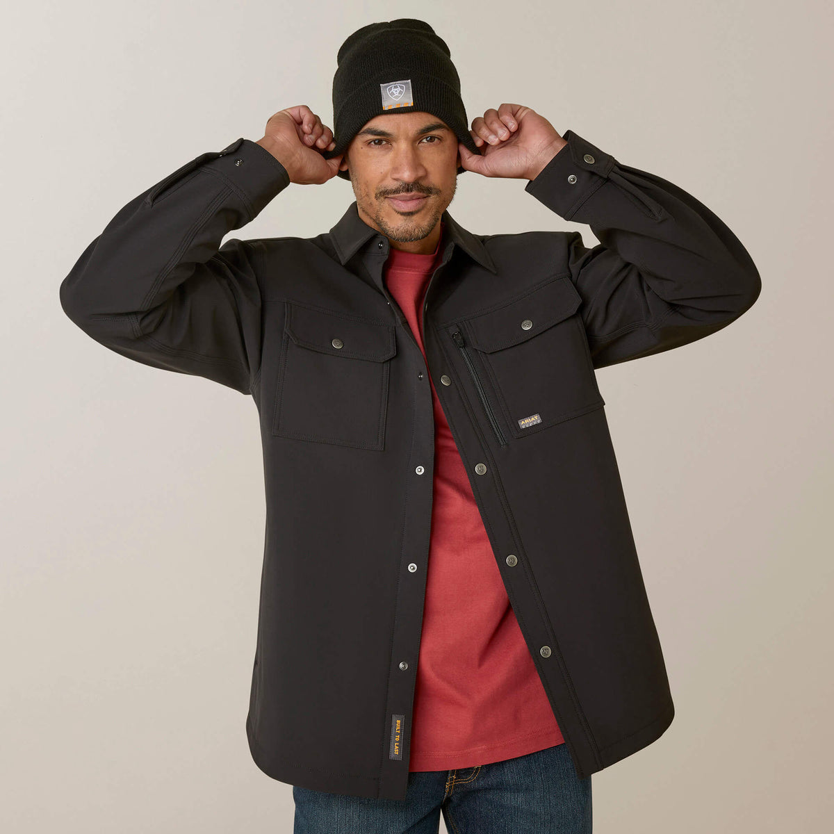 Men Rebar DuraStretch Utility Softshell Shirt Jacket | Ariat