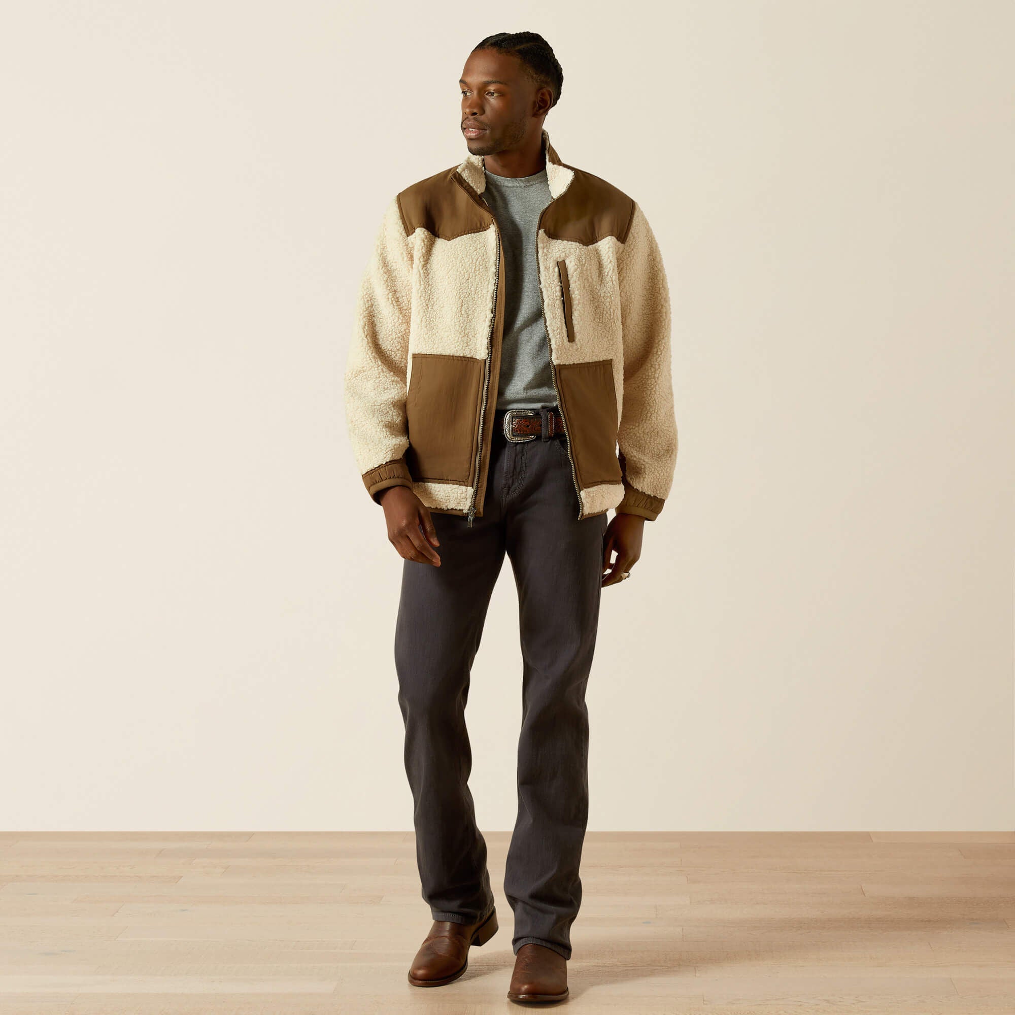 Men Western Sherpa Jacket | Ariat