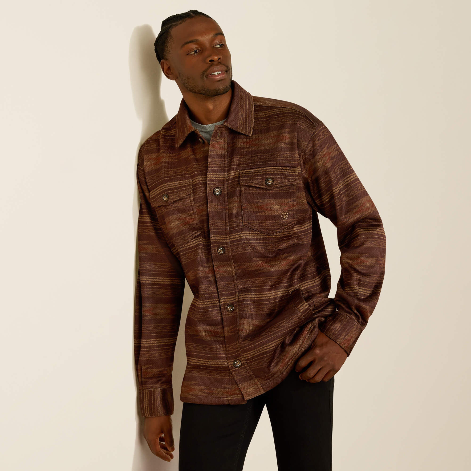Men Caldwell Printed Shirt Jacket | Ariat Outlet
