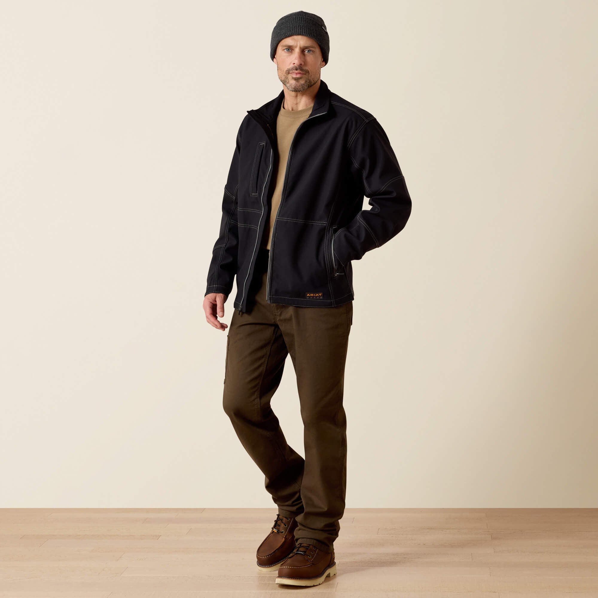 Men Rebar Stretch Canvas Softshell Jacket | Ariat on sale