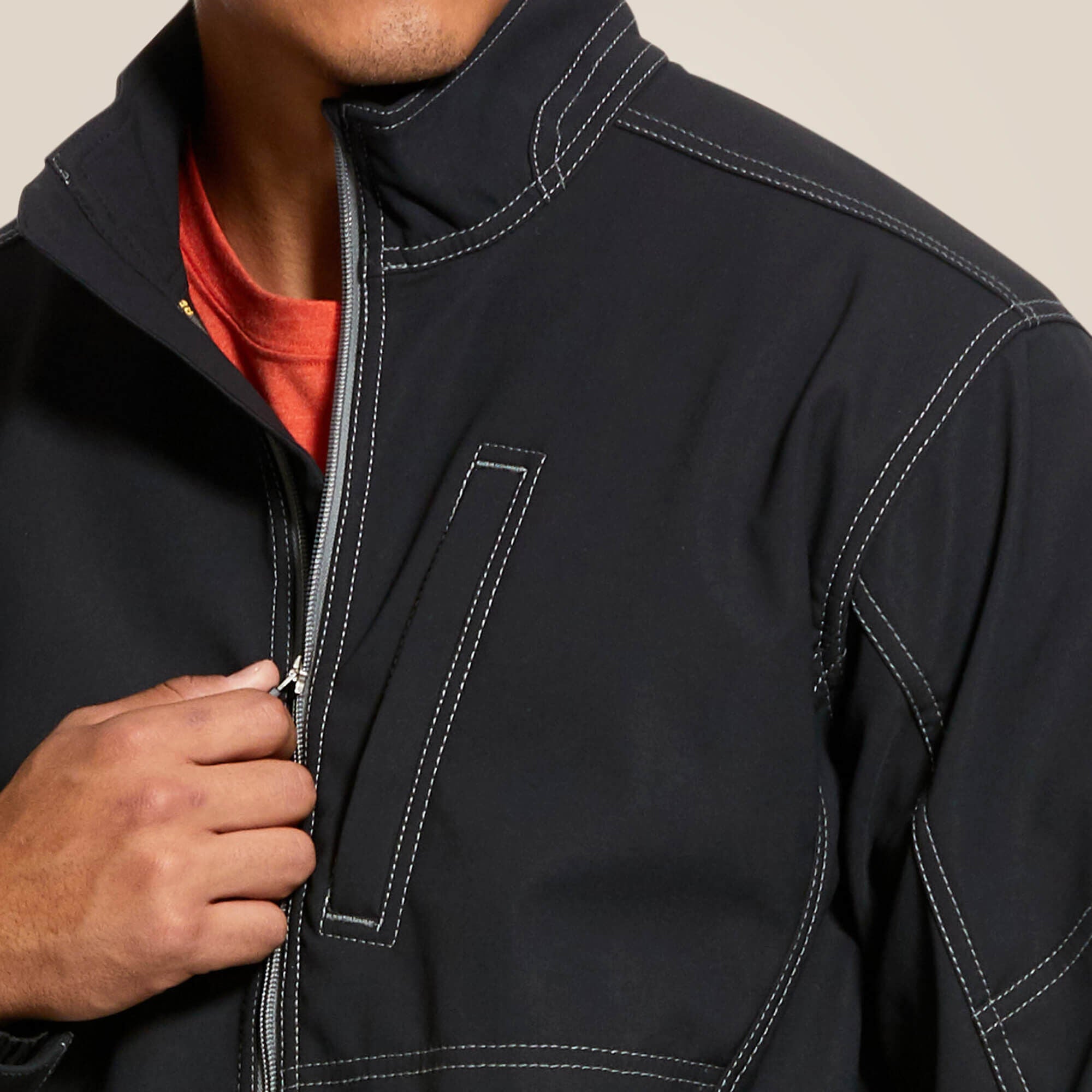 Men Rebar Stretch Canvas Softshell Jacket | Ariat on sale