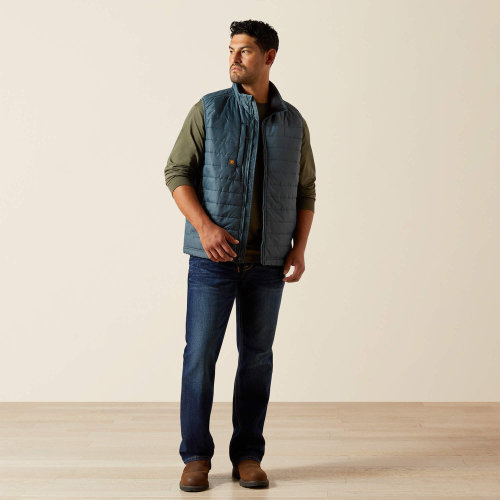 Men Rebar Cordura Ripstop Lightweight Insulated Vest | Ariat us