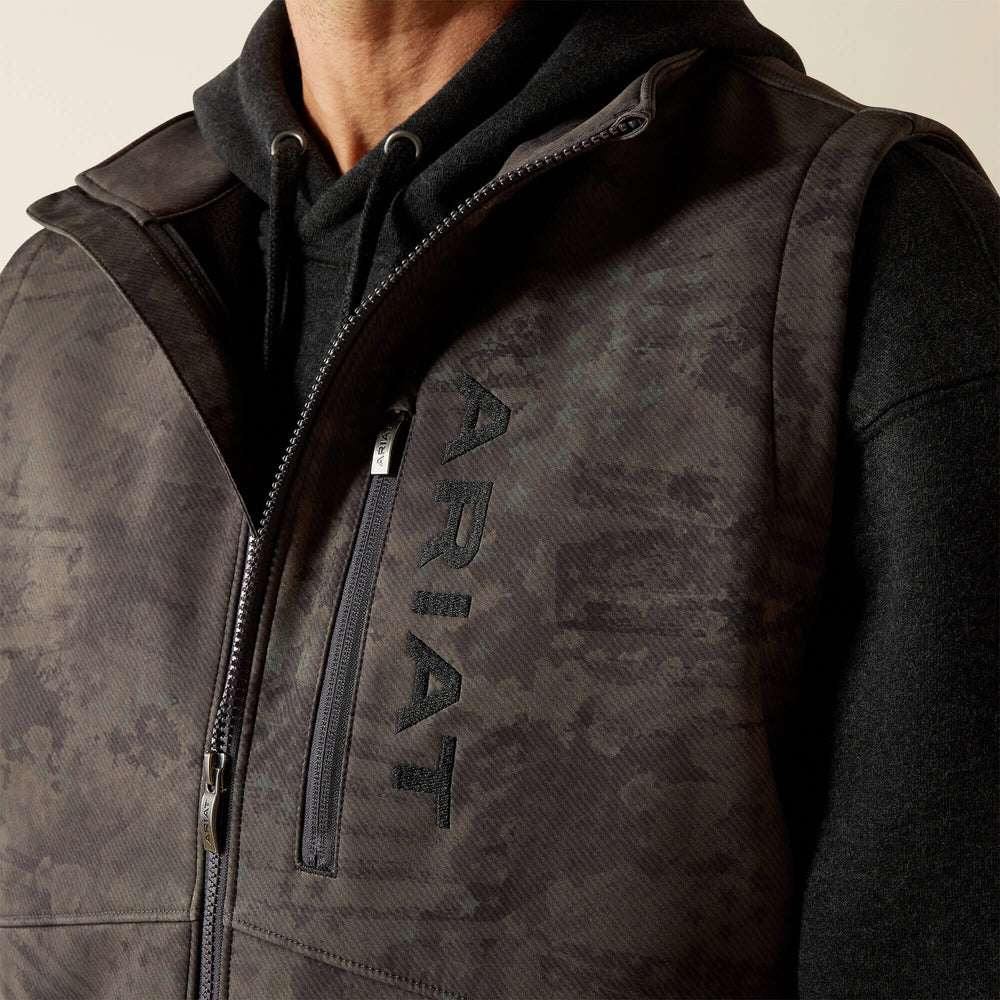 Men Patriot Flag Softshell Vest | Ariat Online