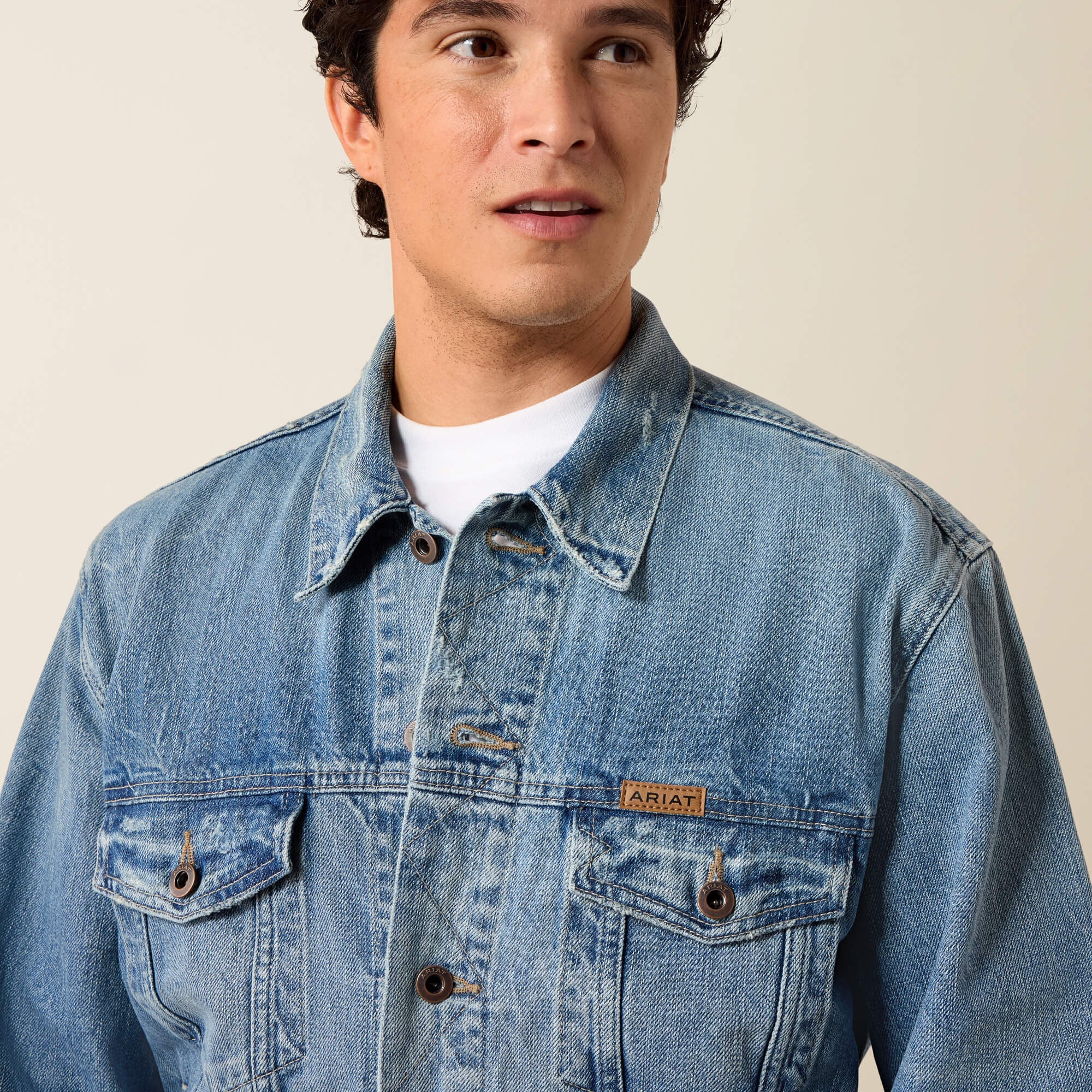 Men|Trends Denim Trucker Jacket | Ariat Discount