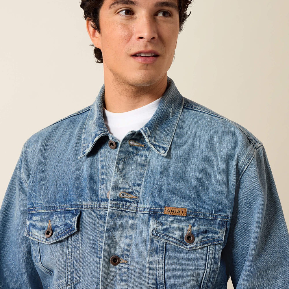 Men|Trends Denim Trucker Jacket | Ariat Discount