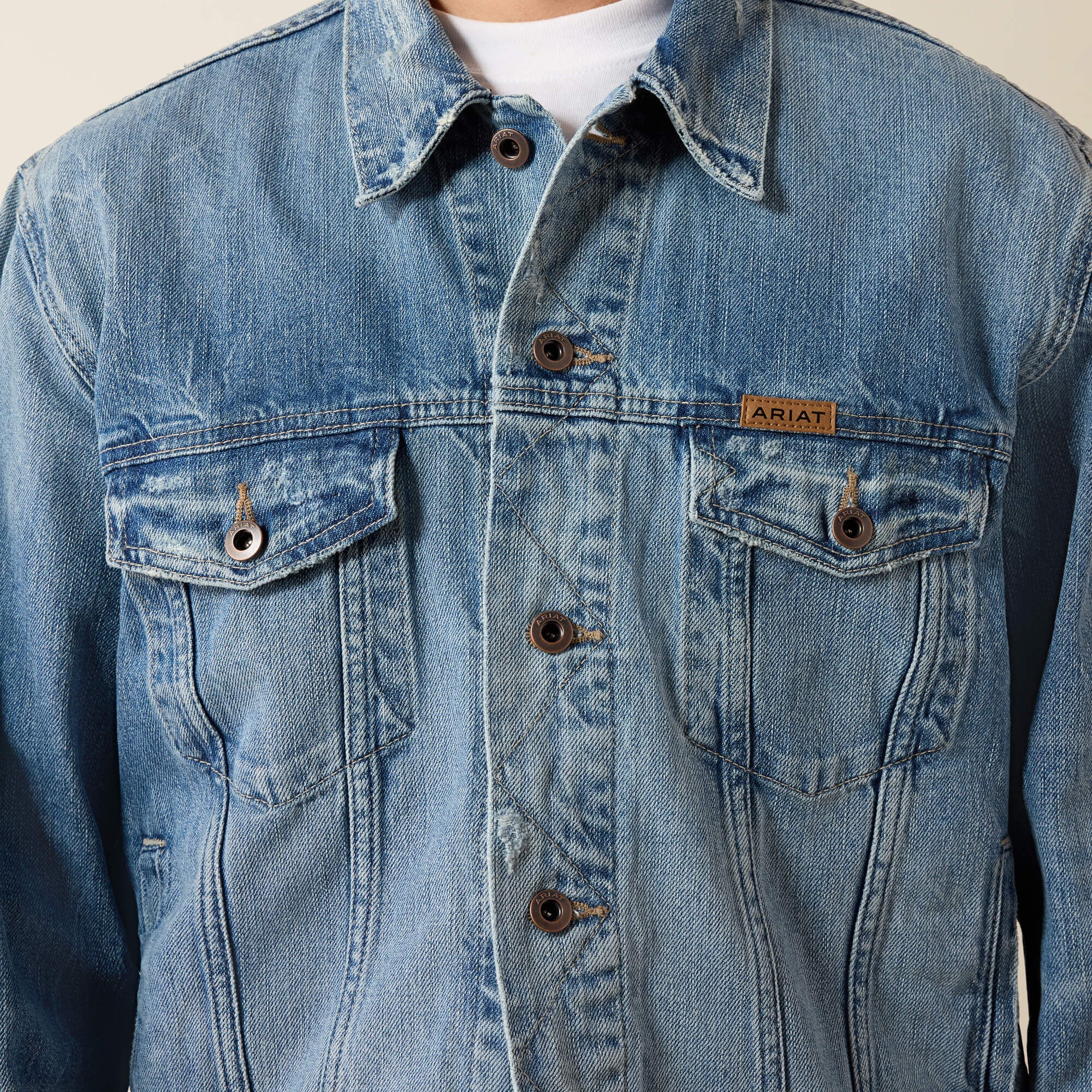 Men|Trends Denim Trucker Jacket | Ariat Discount