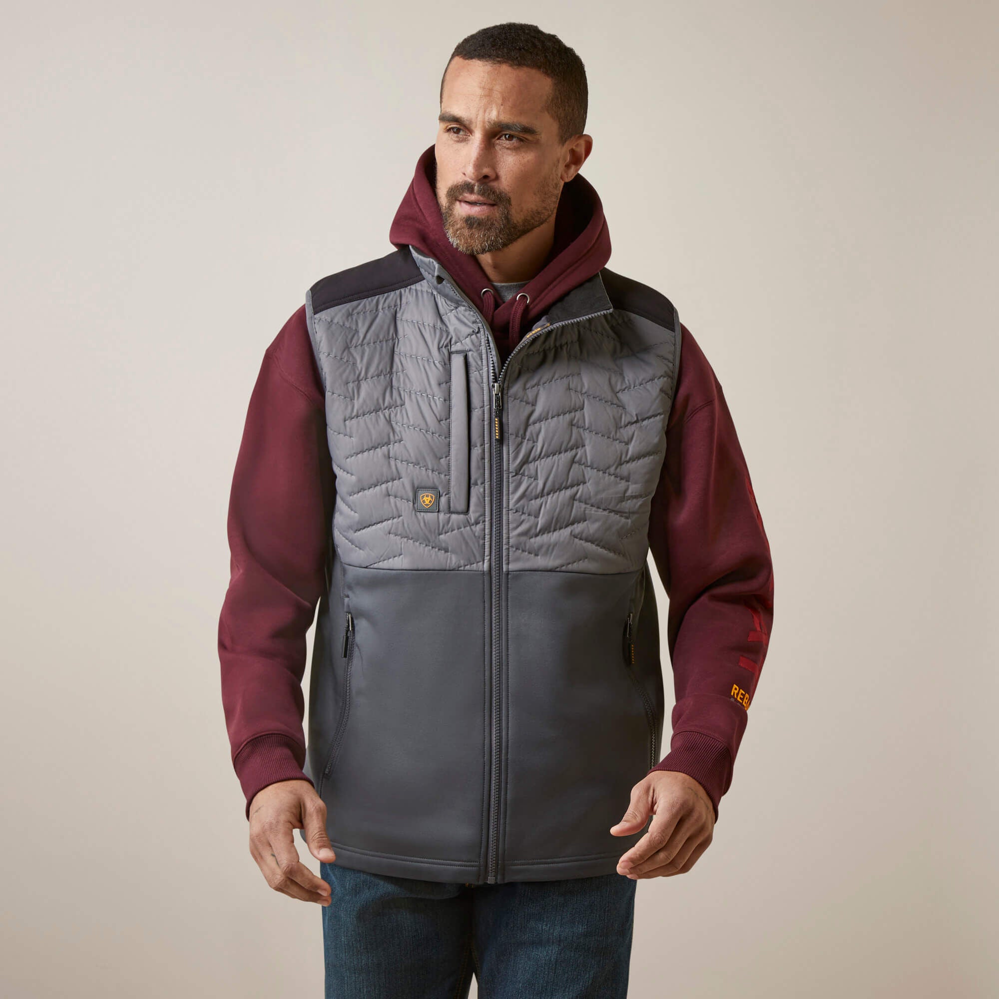 Men Rebar Cloud 9 Insulated Vest | Ariat us