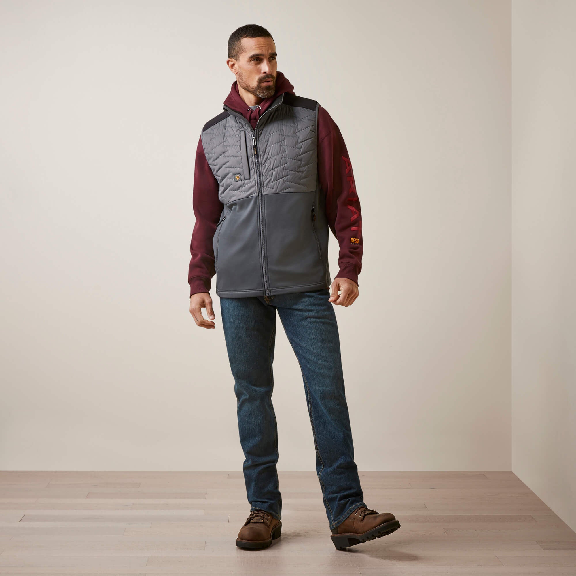 Men Rebar Cloud 9 Insulated Vest | Ariat us