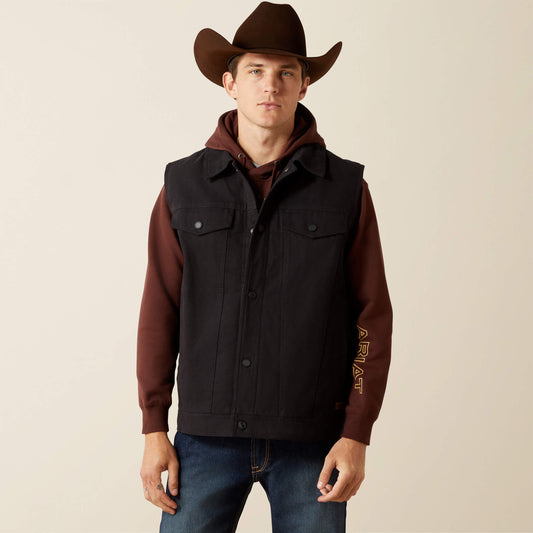Men Canvas Rancher Vest | Ariat on sale
