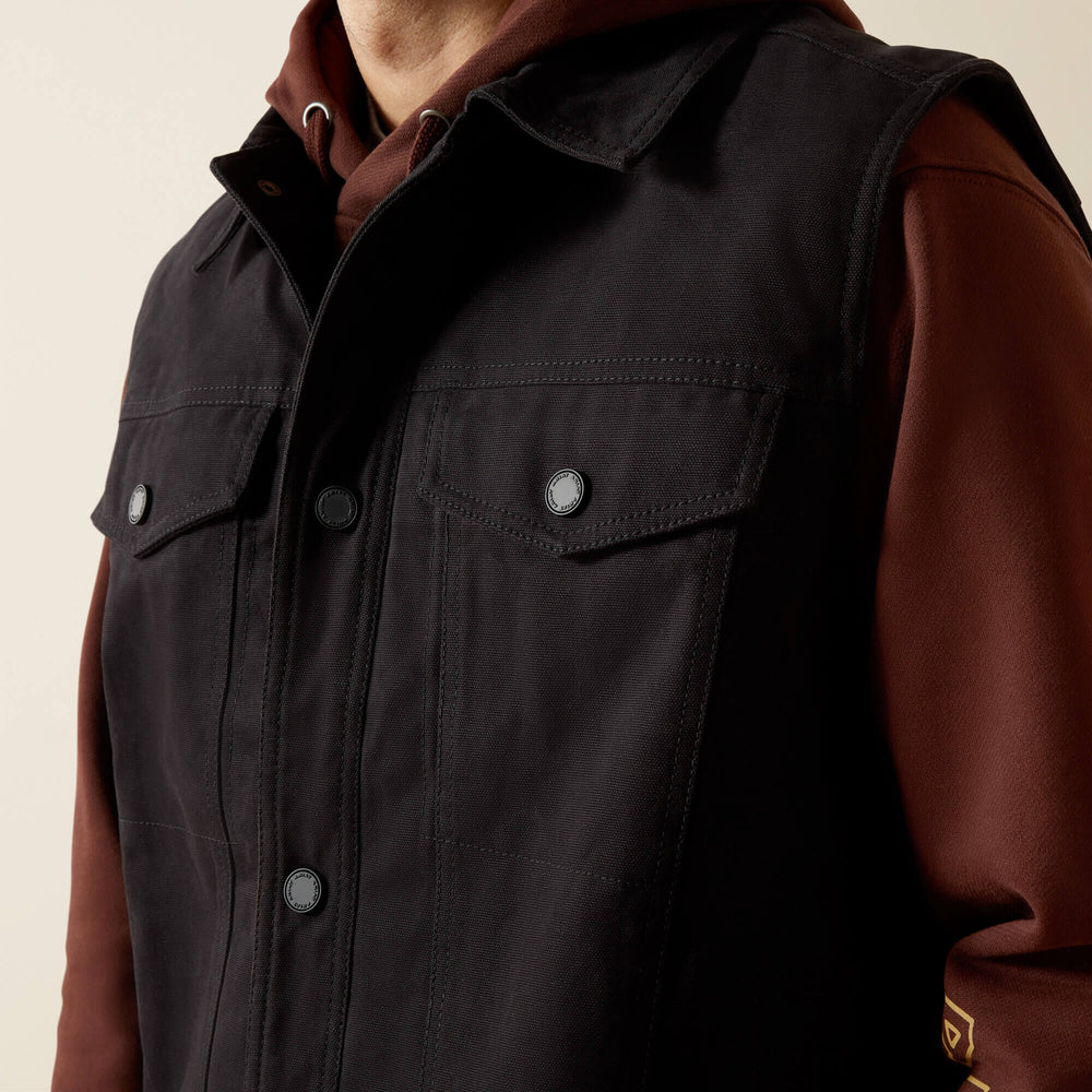 Men Canvas Rancher Vest | Ariat on sale